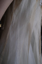 1960-1980's Spring Bud Lace Gown / 古董花朵蕾絲薄紗婚裙