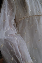 1960-1980's Lace Cloud Gauze Gown / 古董蕾絲雲紗婚裙