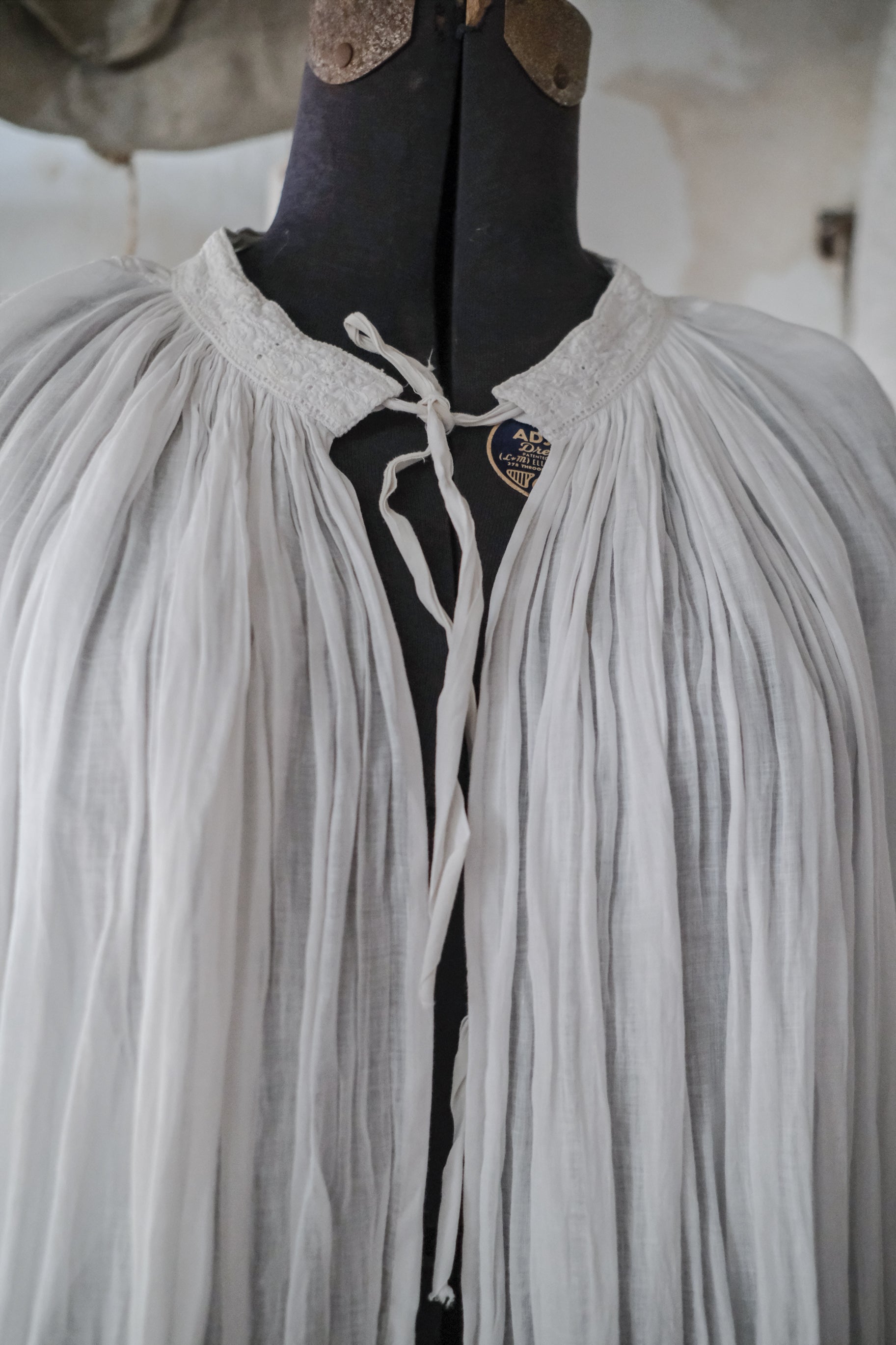 1920-1930's French Church Smock / 法國古董牧師罩衫