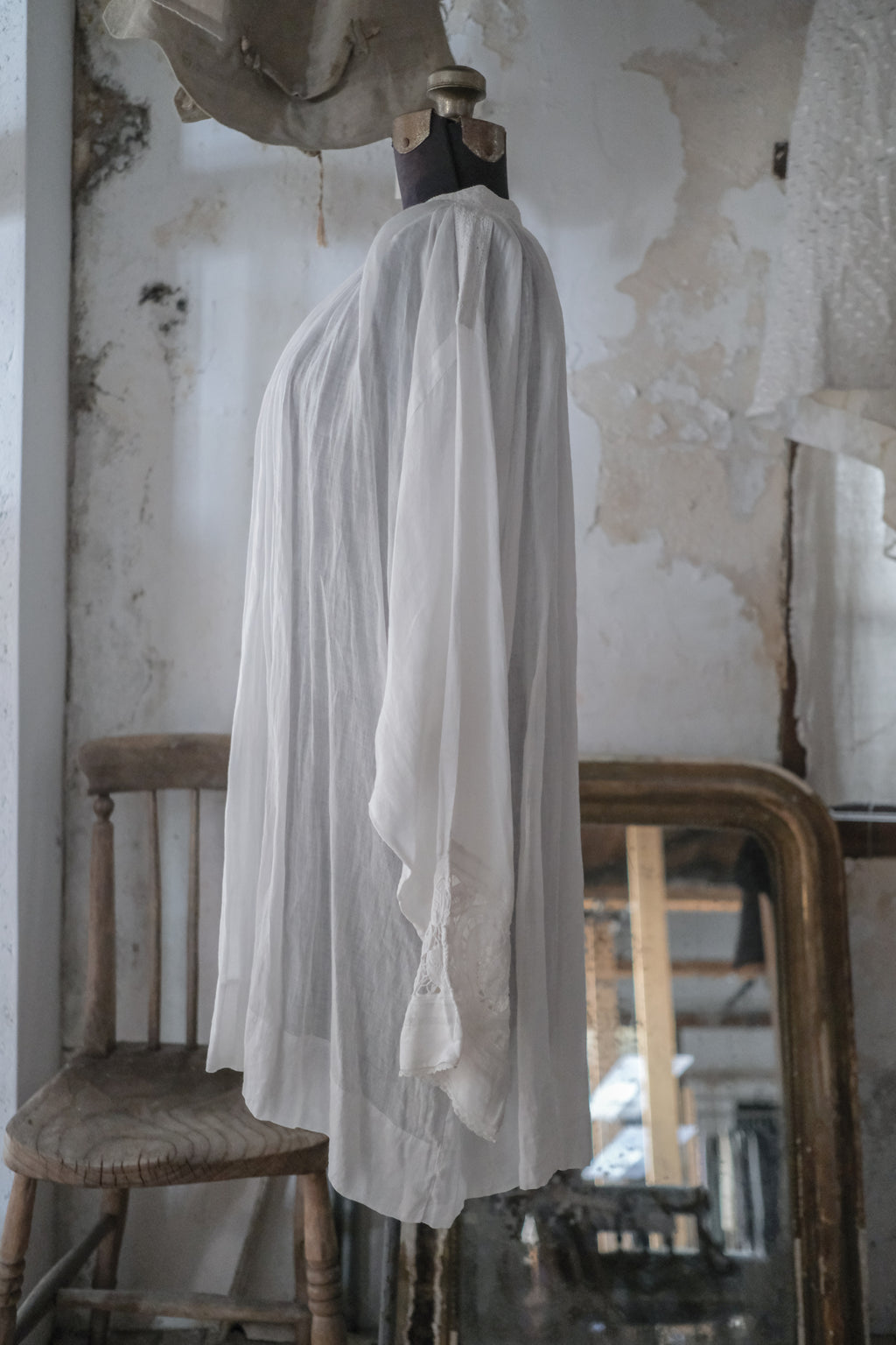 1920-1930's French Church Smock / 法國古董牧師罩衫