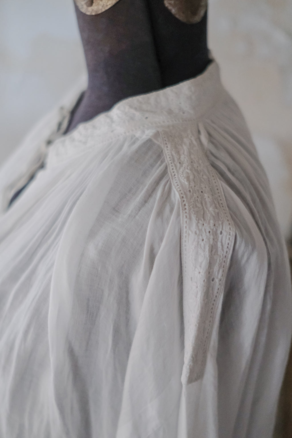 1920-1930's French Church Smock / 法國古董牧師罩衫