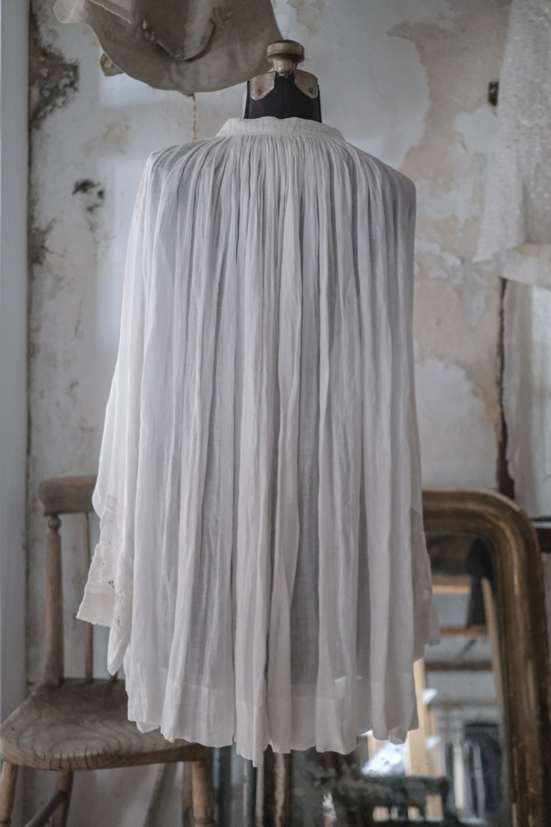 1920-1930's French Church Smock / 法國古董牧師罩衫