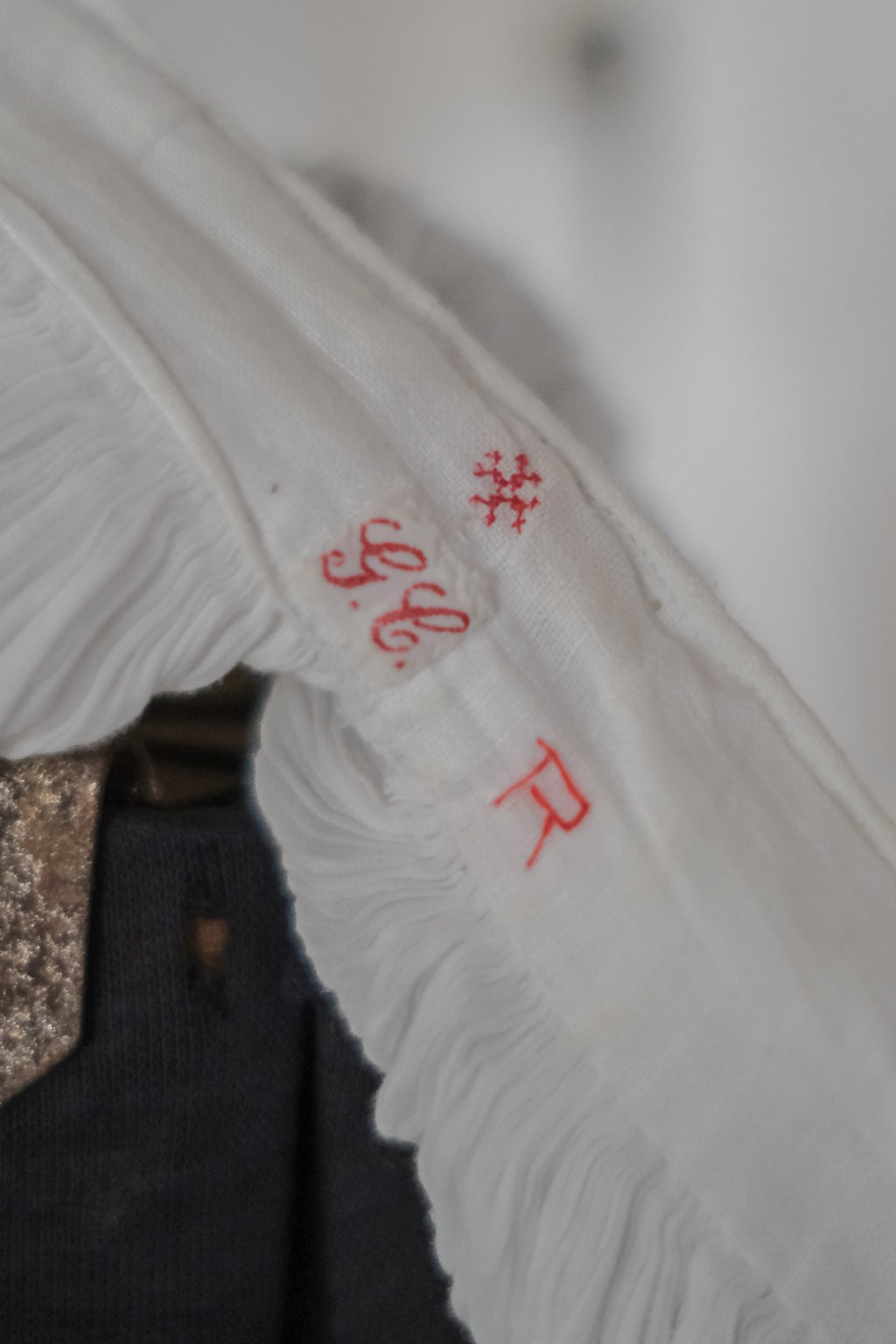 1920-1930's French Church Smock / 法國古董牧師罩衫