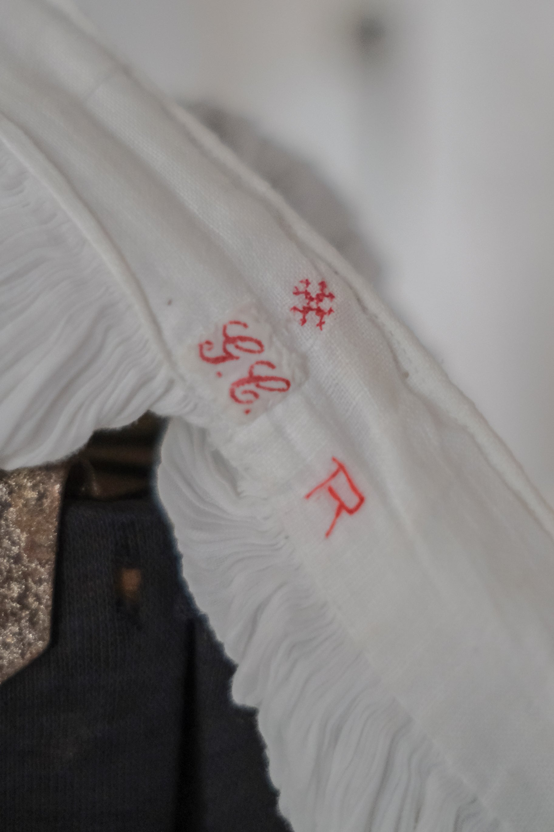 1920-1930's French Church Smock / 法國古董牧師罩衫