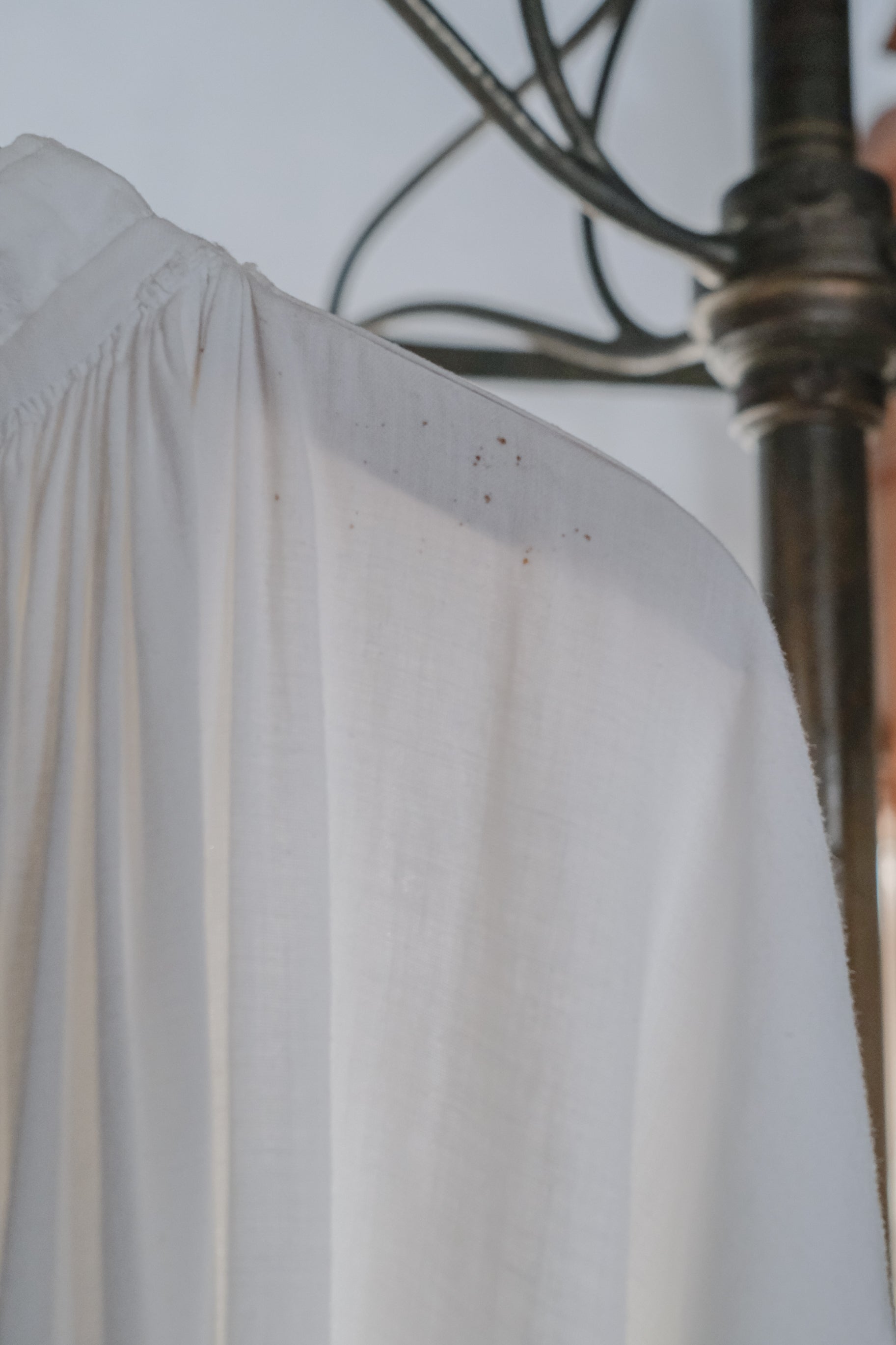 Early 20th C. French Church Smock / 法國古著牧師罩衫