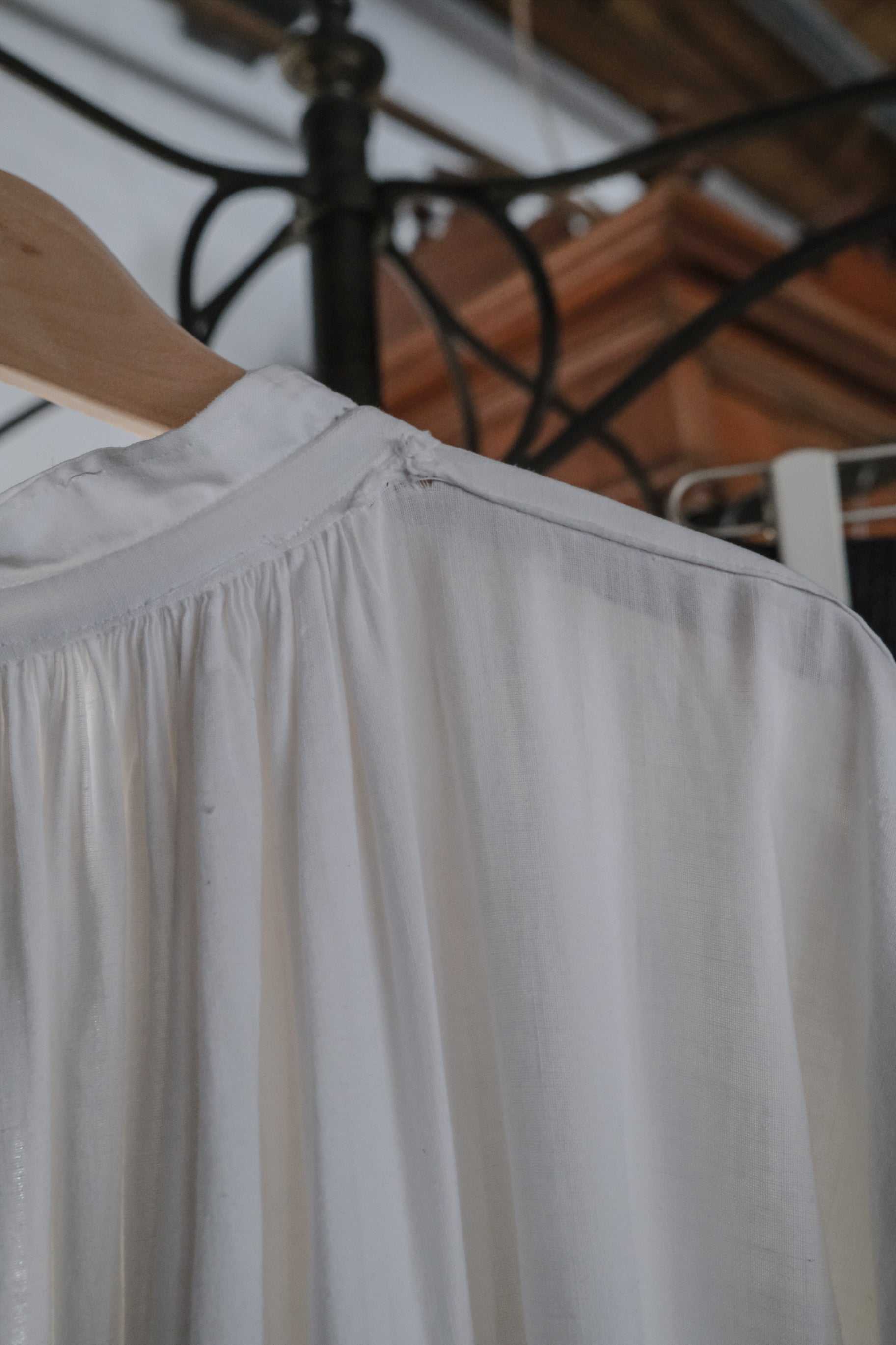 Early 20th C. French Church Smock / 法國古著牧師罩衫