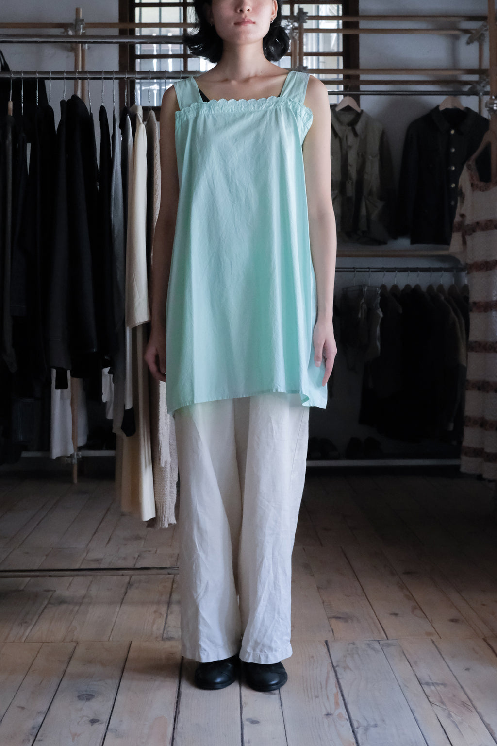 "Rework" Europe Vintage Night Dress Over Dyed