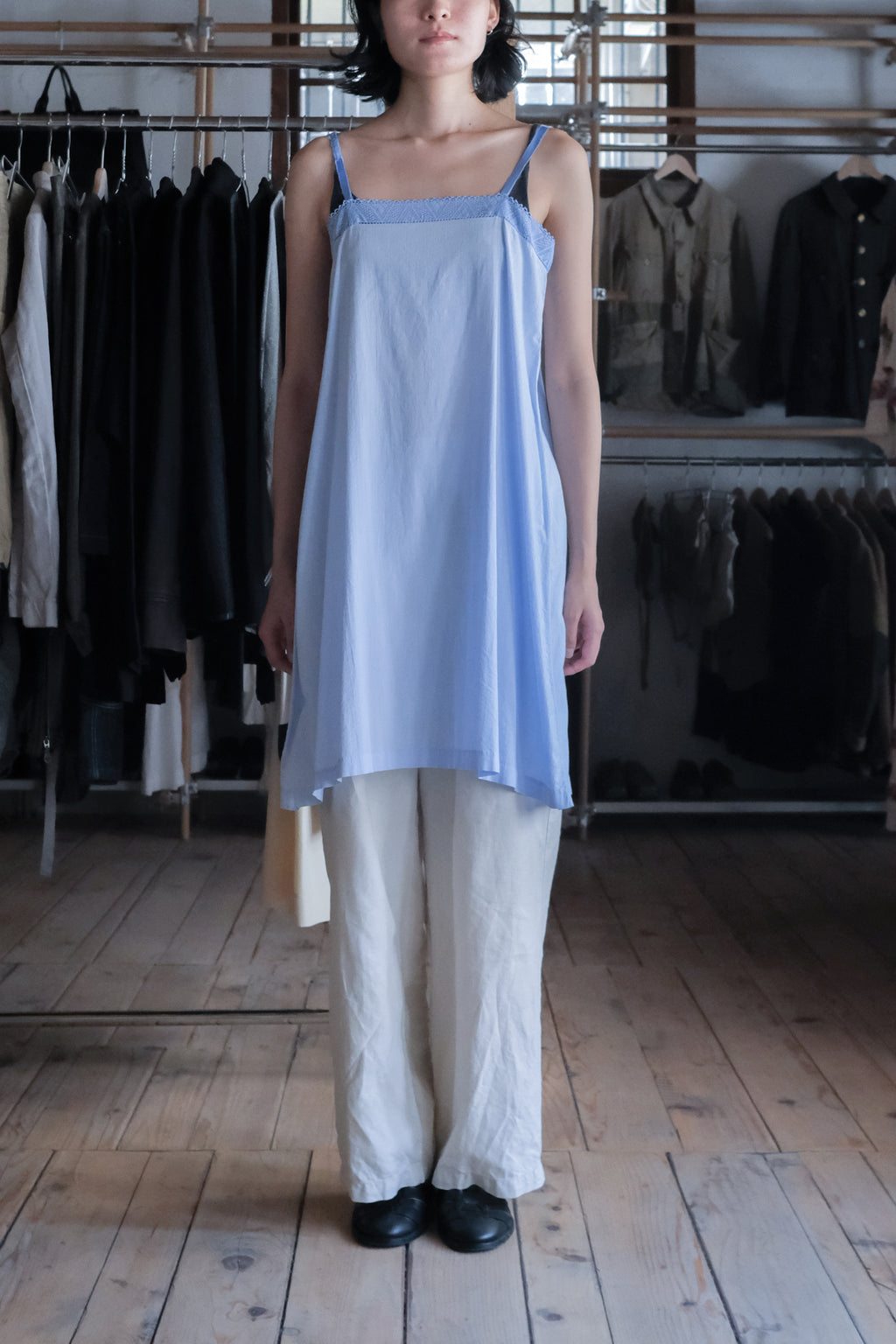 "Rework" Europe Vintage Cotton Night Dress Over Dyed