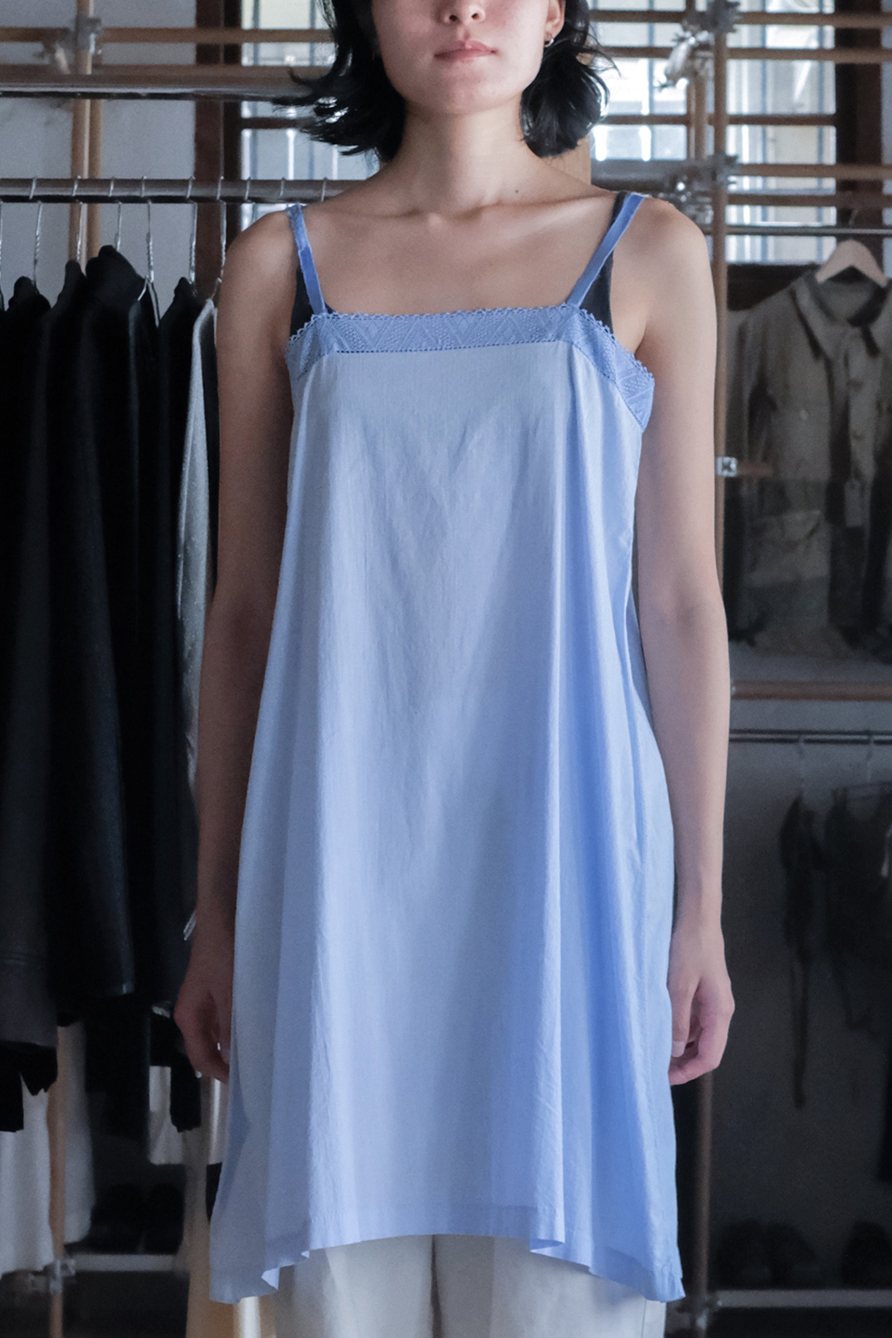 "Rework" Europe Vintage Cotton Night Dress Over Dyed