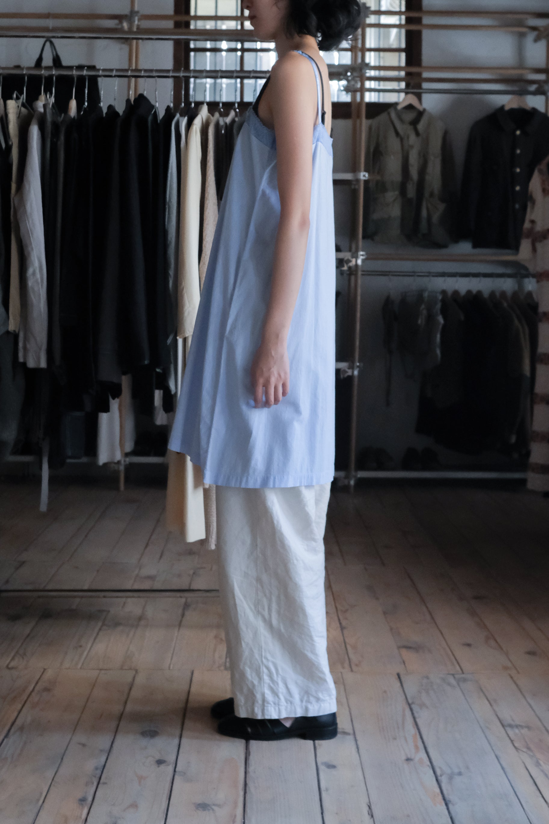 "Rework" Europe Vintage Cotton Night Dress Over Dyed