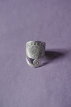 Ethnic Handcrafted Silver Ring _  TO XIII