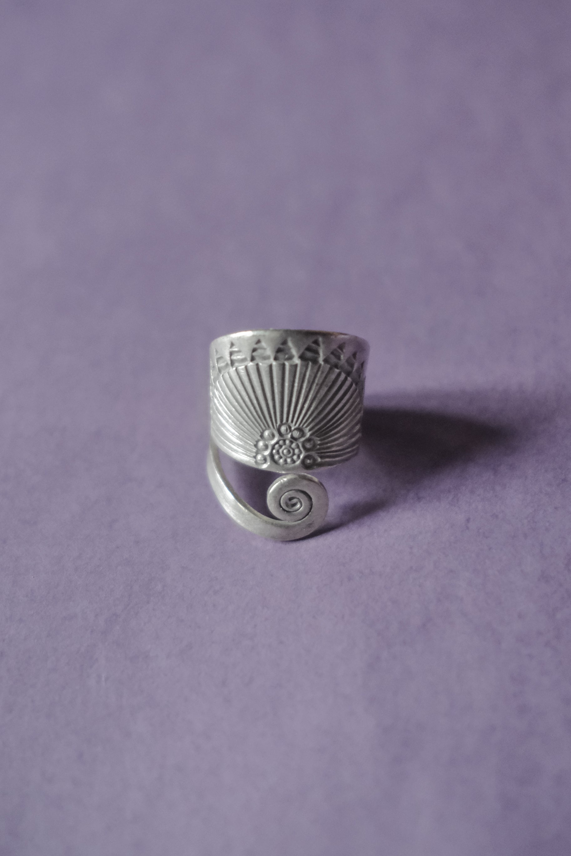 Ethnic Handcrafted Silver Ring _  TO XIII