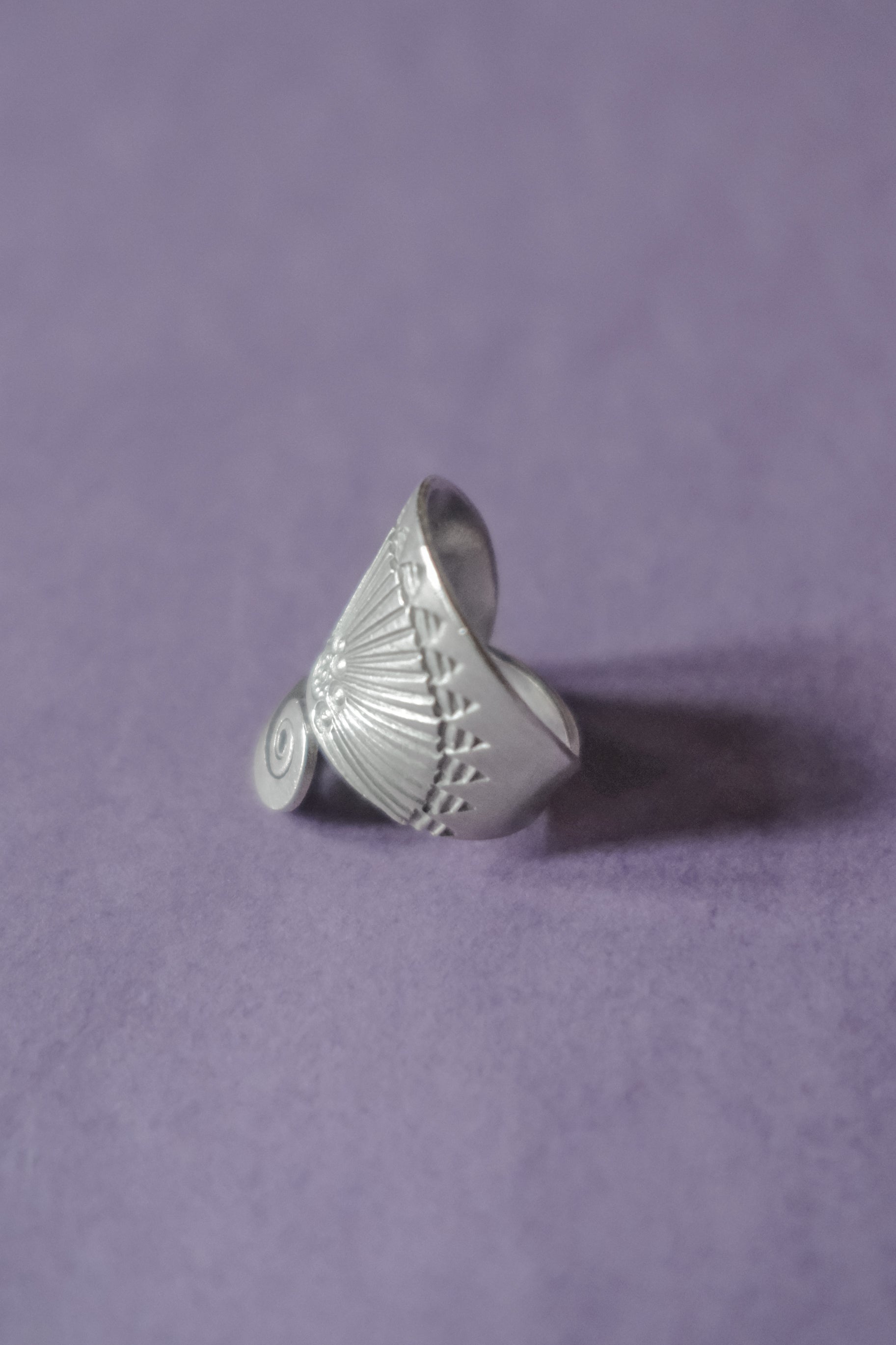 Ethnic Handcrafted Silver Ring _  TO XIII
