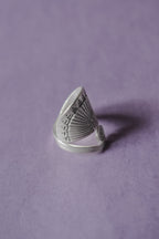 Ethnic Handcrafted Silver Ring _  TO XIII