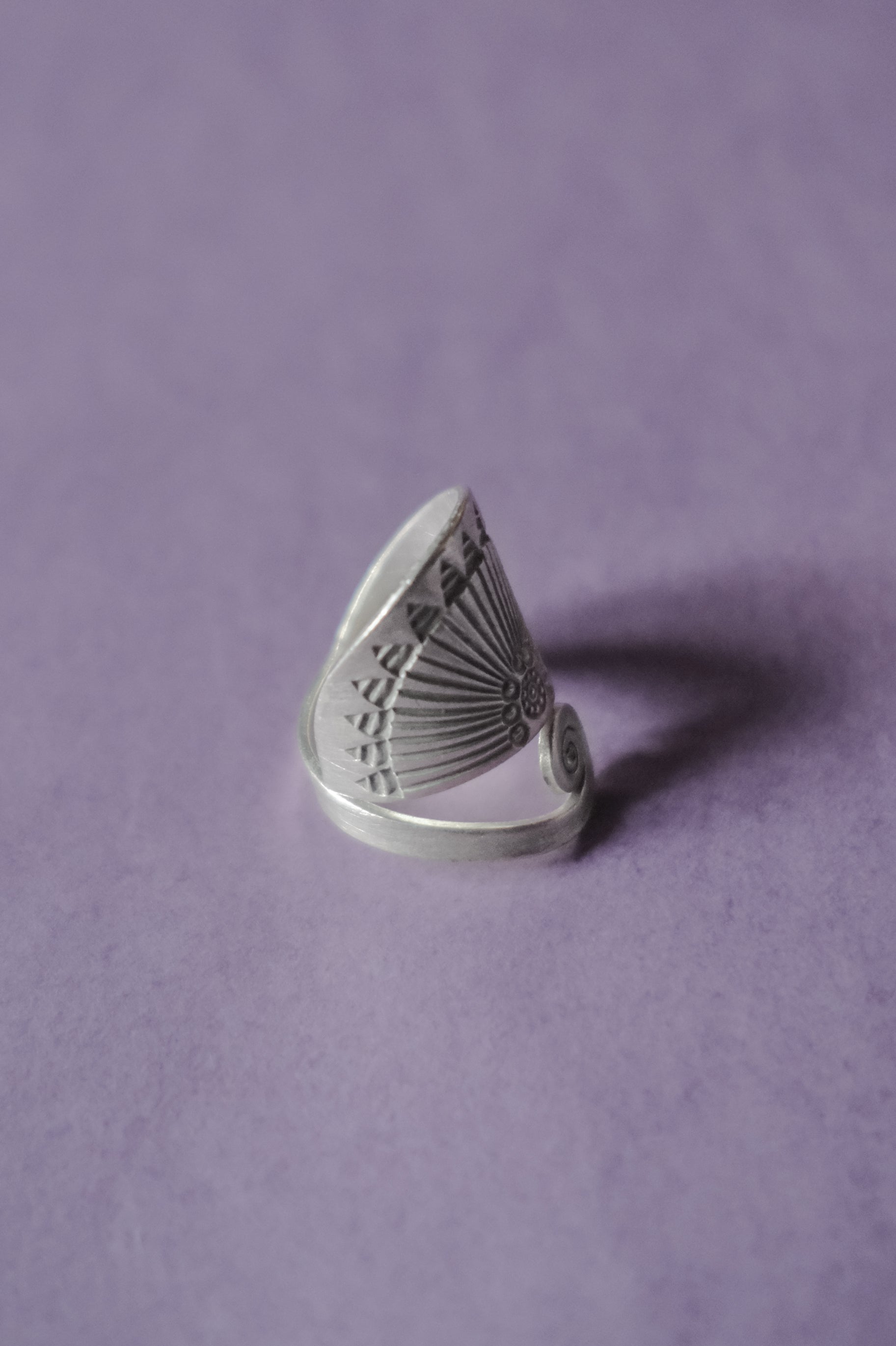 Ethnic Handcrafted Silver Ring _  TO XIII