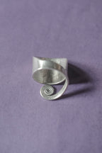 Ethnic Handcrafted Silver Ring _  TO XIII
