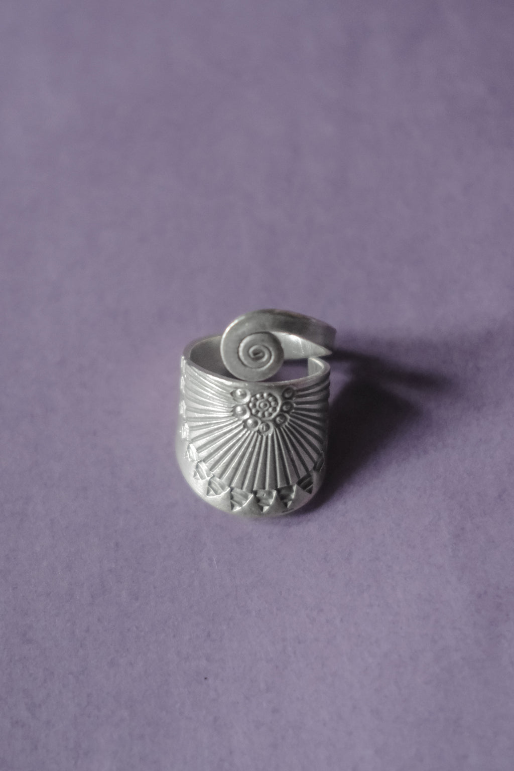 Ethnic Handcrafted Silver Ring _  TO XIII