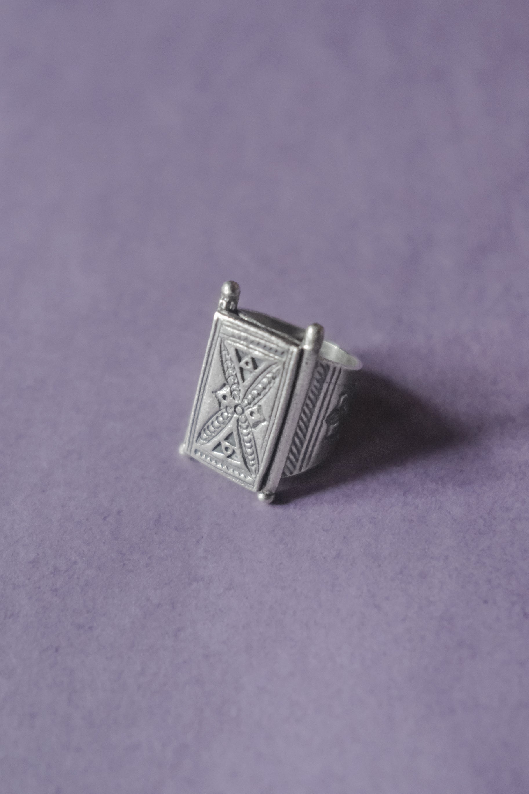 Ethnic Handcrafted Silver Ring _TO XIV