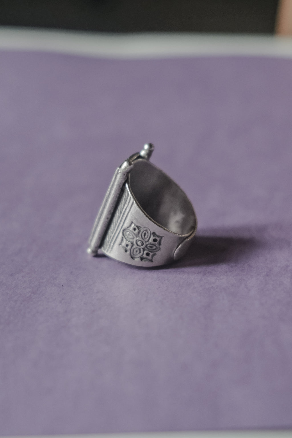 Ethnic Handcrafted Silver Ring _TO XIV