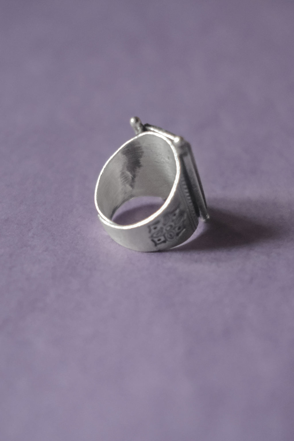 Ethnic Handcrafted Silver Ring _TO XIV
