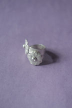 Ethnic Handcrafted Silver Ring _ BO XL
