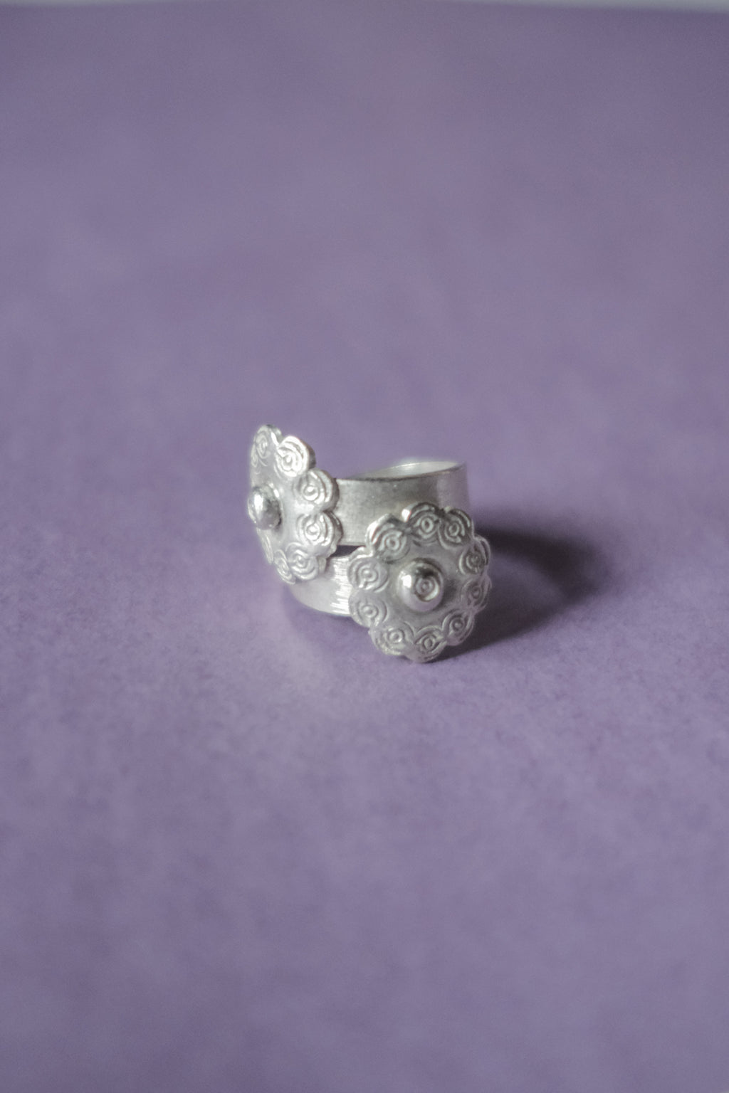 Ethnic Handcrafted Silver Ring _ BO XL