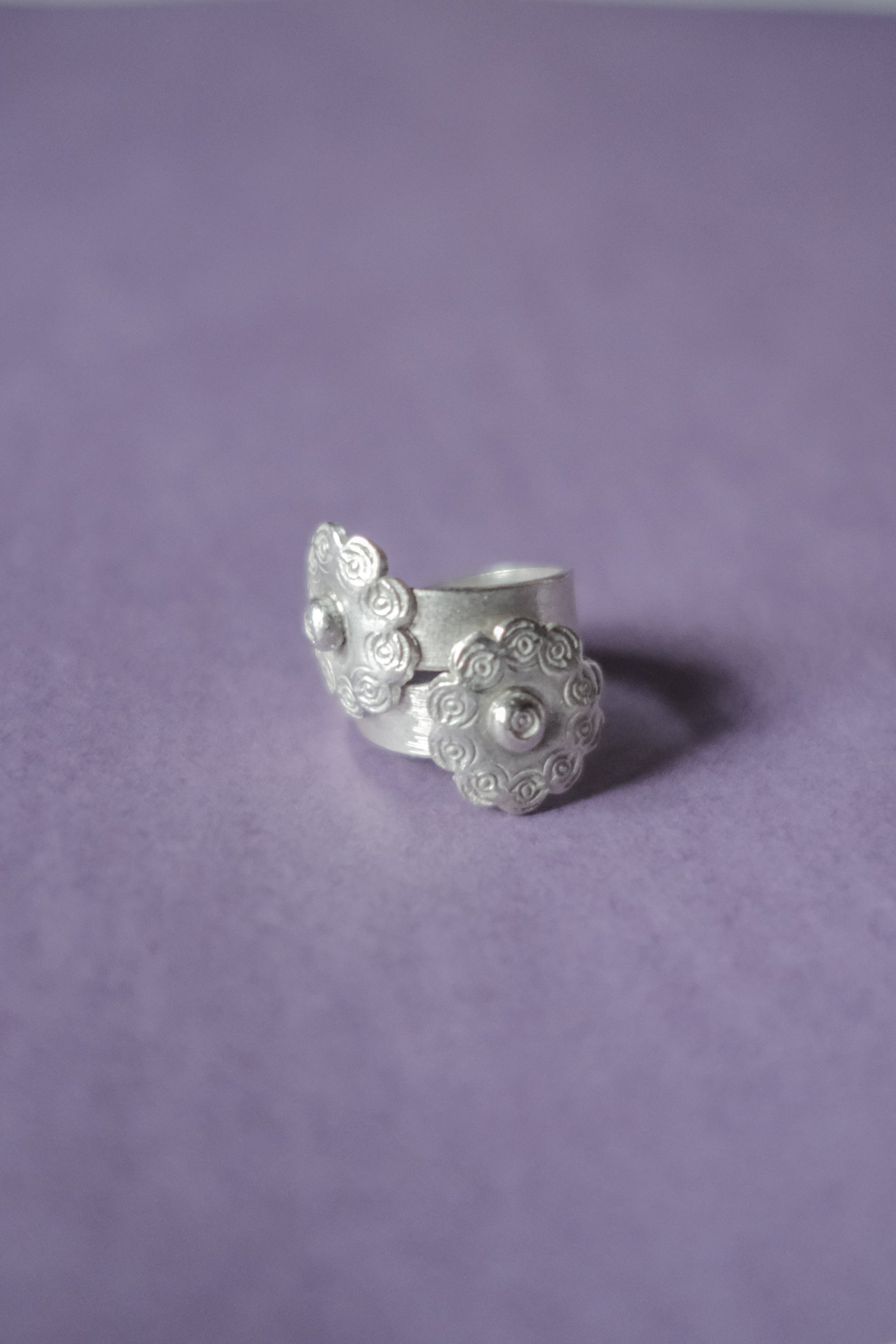 Ethnic Handcrafted Silver Ring _ BO XL