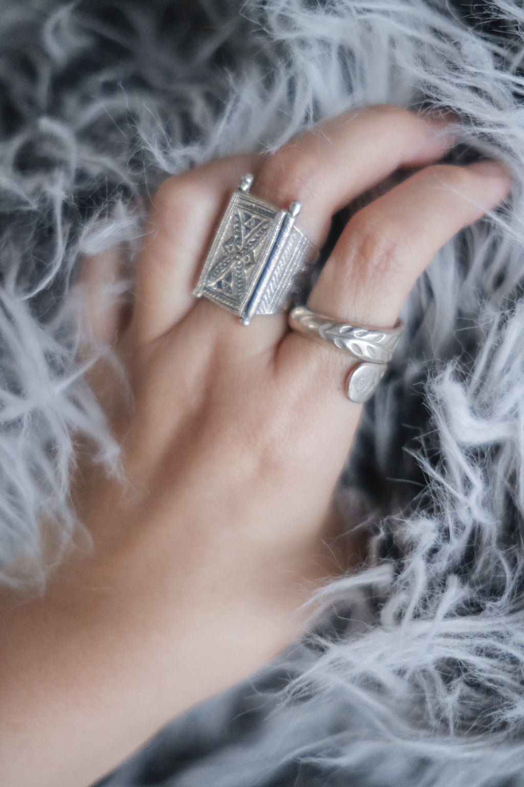Ethnic Handcrafted Silver Ring _TO XIV