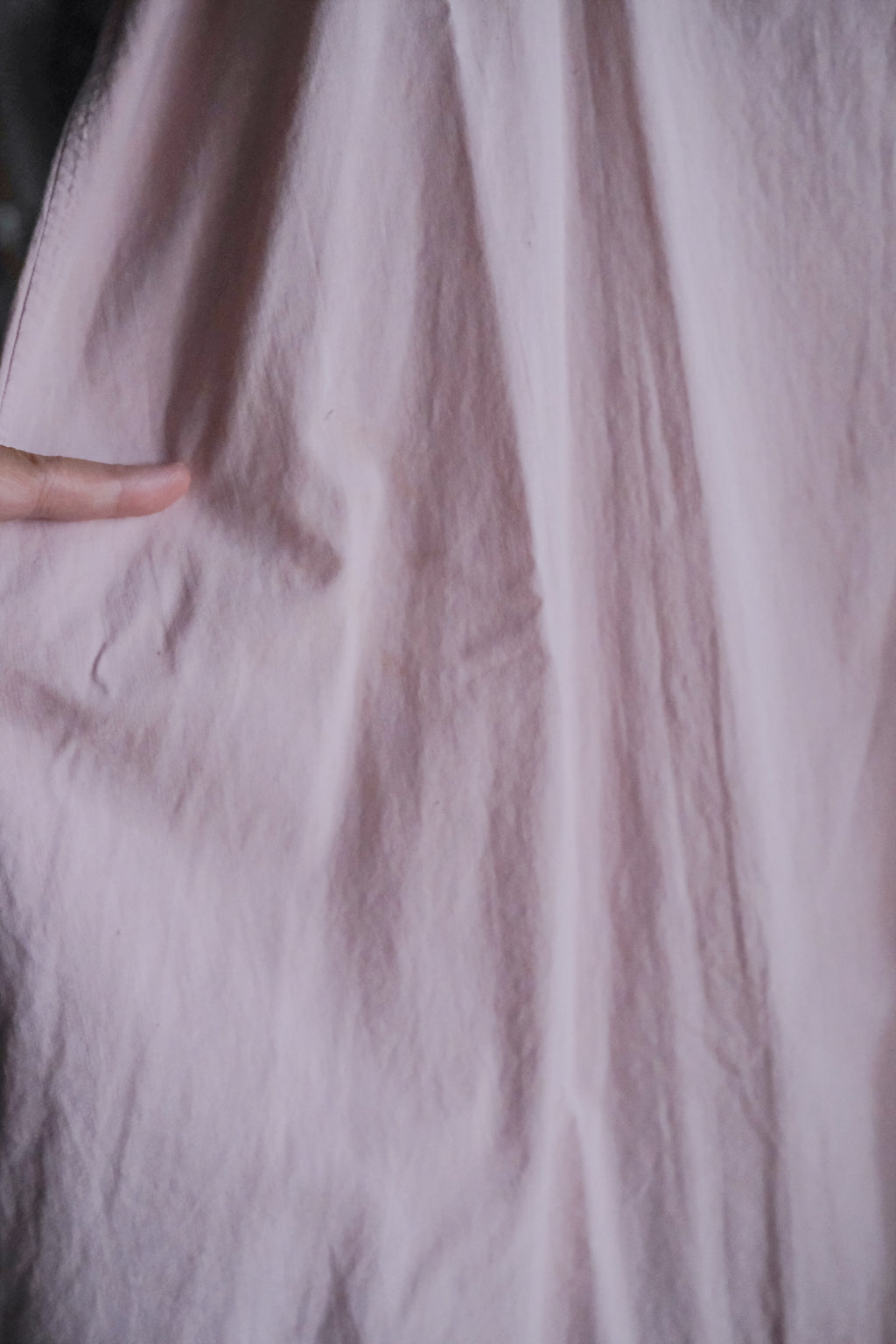 "Rework" Europe Vintage Cotton Night Dress Over Dyed