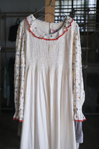 Vintage Mexican Oaxana Embroidered Dress