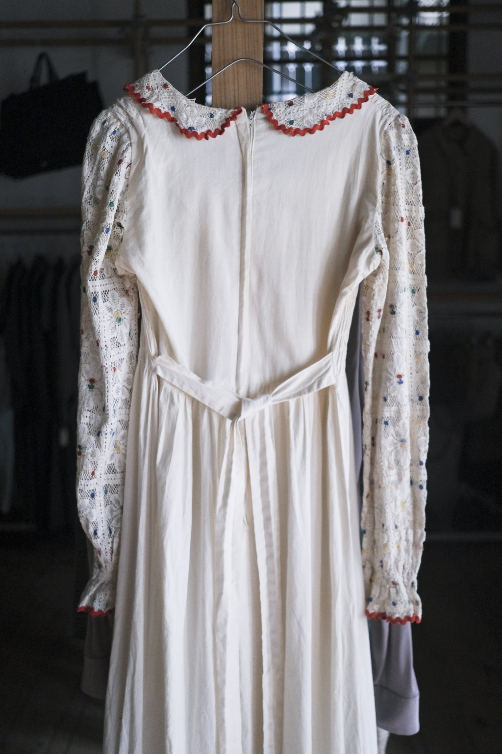 Vintage Mexican Oaxana Embroidered Dress