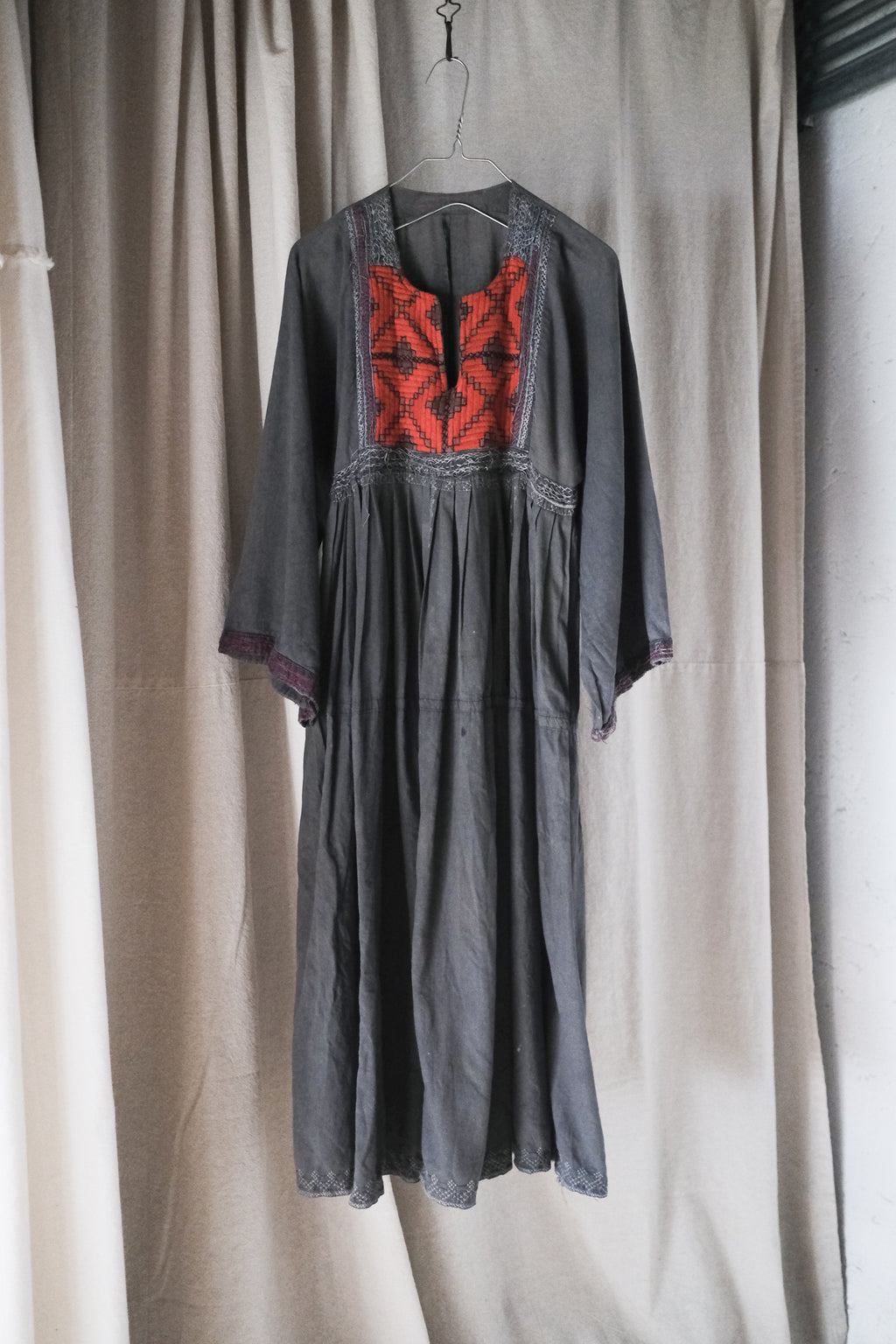 Vintage Mexican Oaxana Embroidered Dress