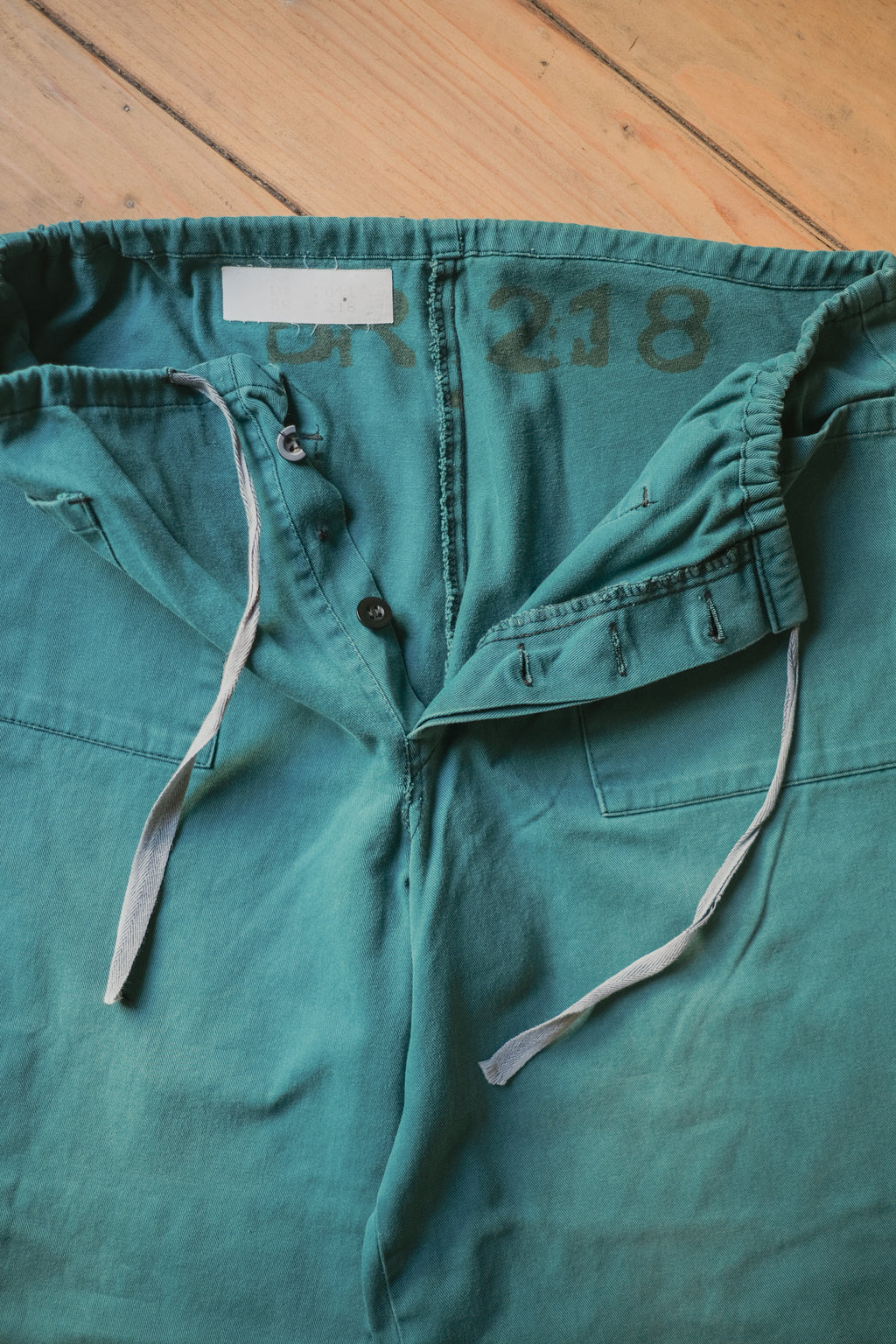 European Drawstring Work Trousers / 歐洲抽繩工作褲
