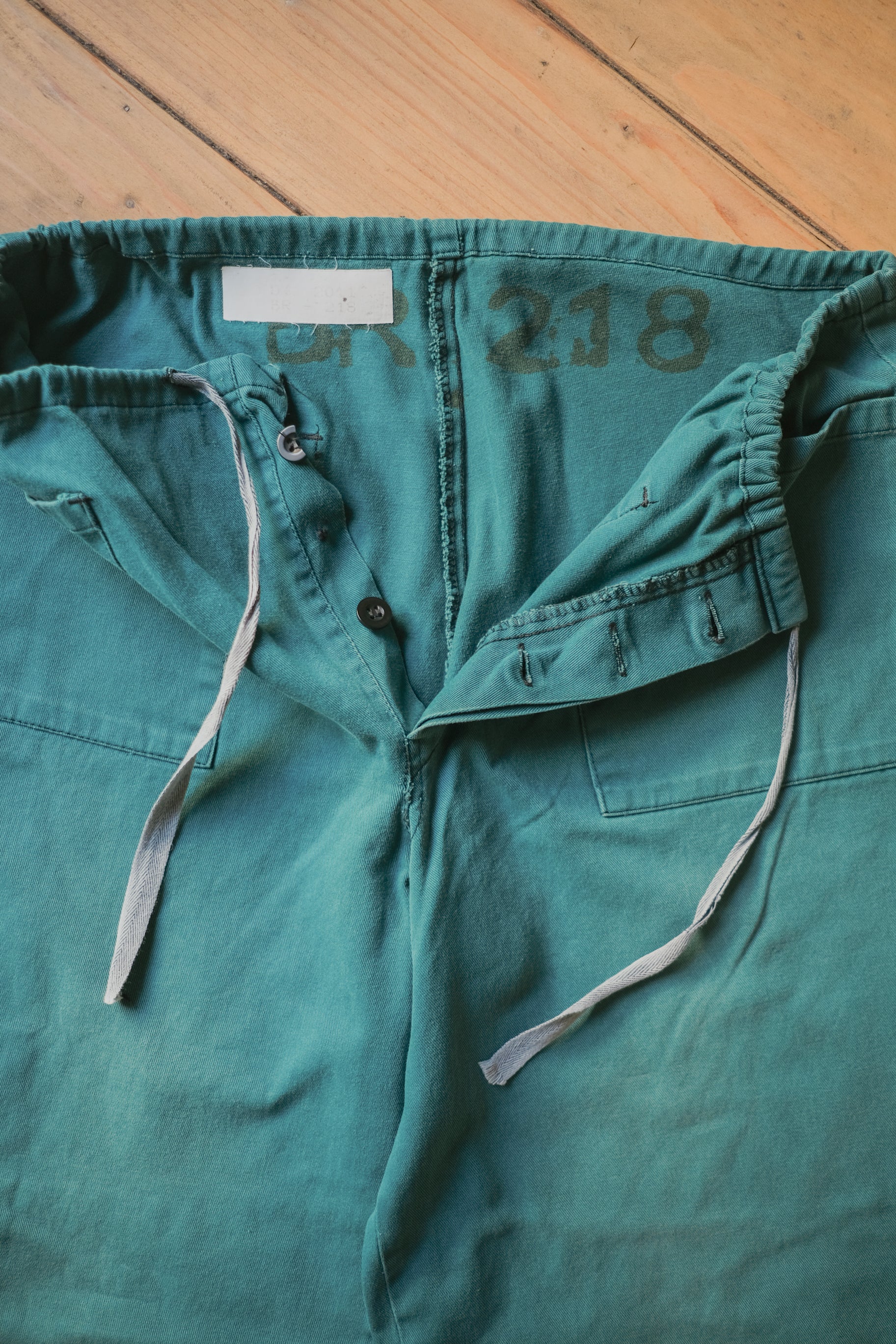European Drawstring Work Trousers / 歐洲抽繩工作褲