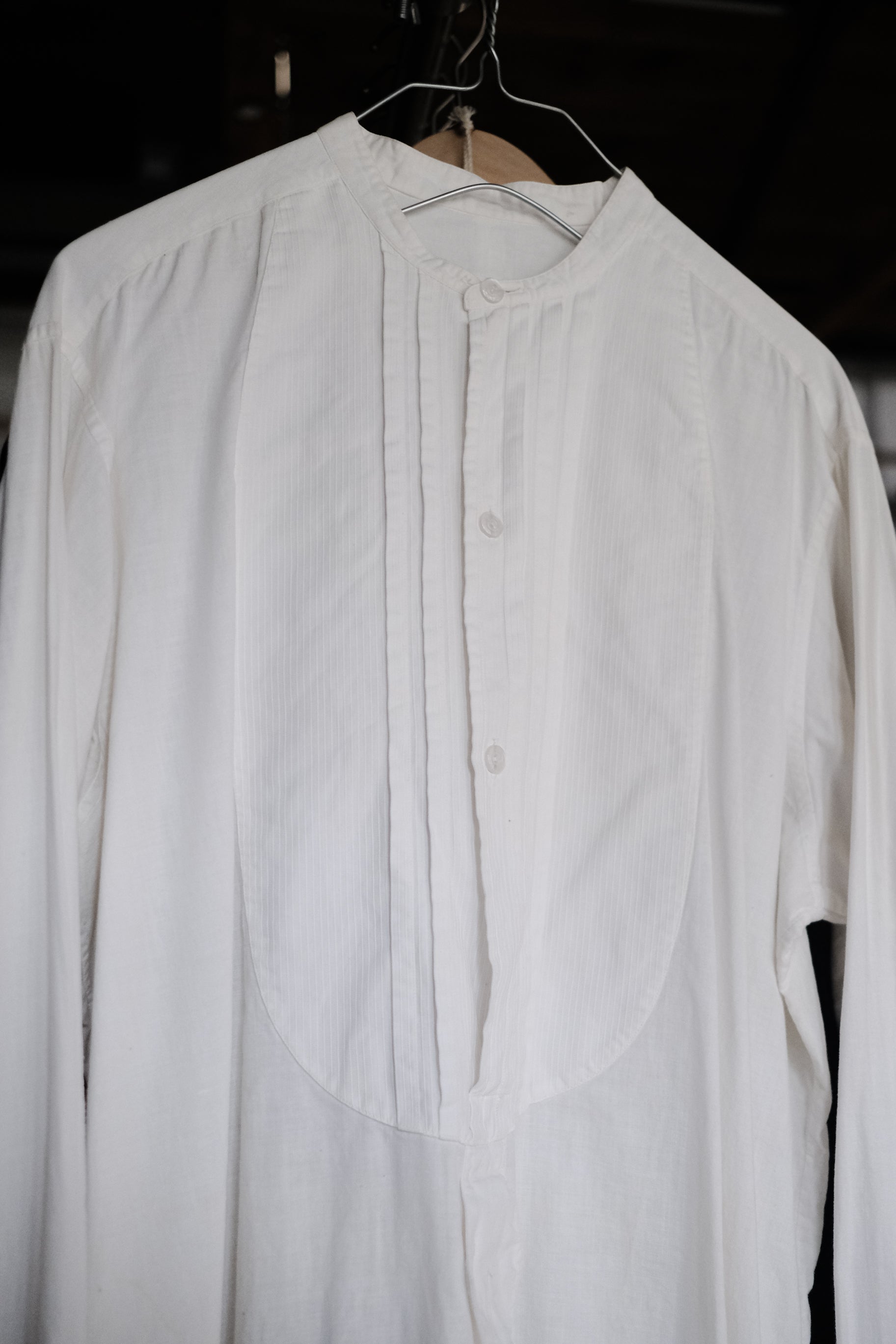 1920-1930's French Dress Shirt / 法國古著禮服襯衫