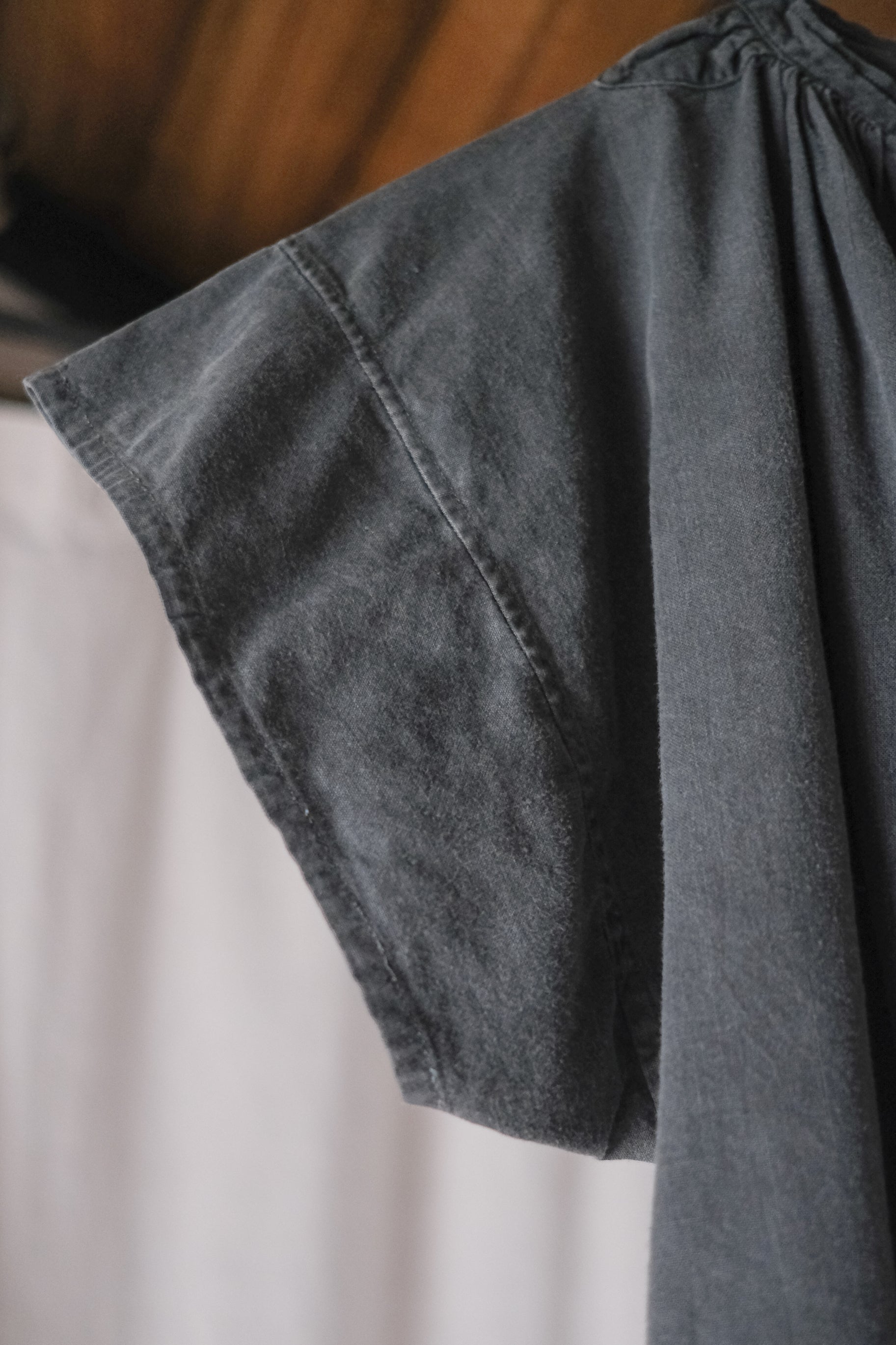 "Rework" 1950's French Blouse Over Dyed