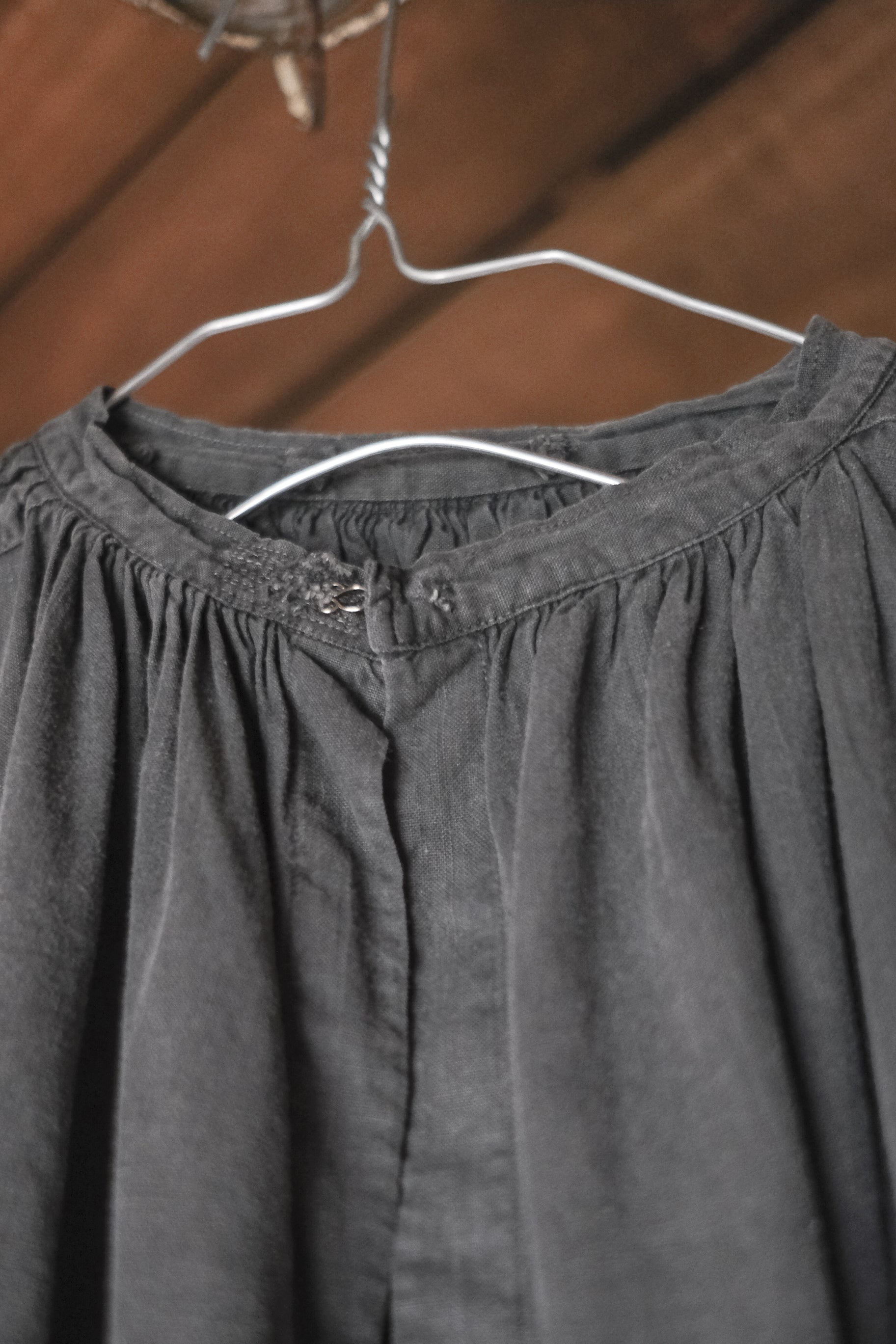 "Rework" 1950's French Blouse Over Dyed