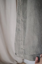 "Rework" Europe Vintage Cotton Linen Night Dress Over Dyed