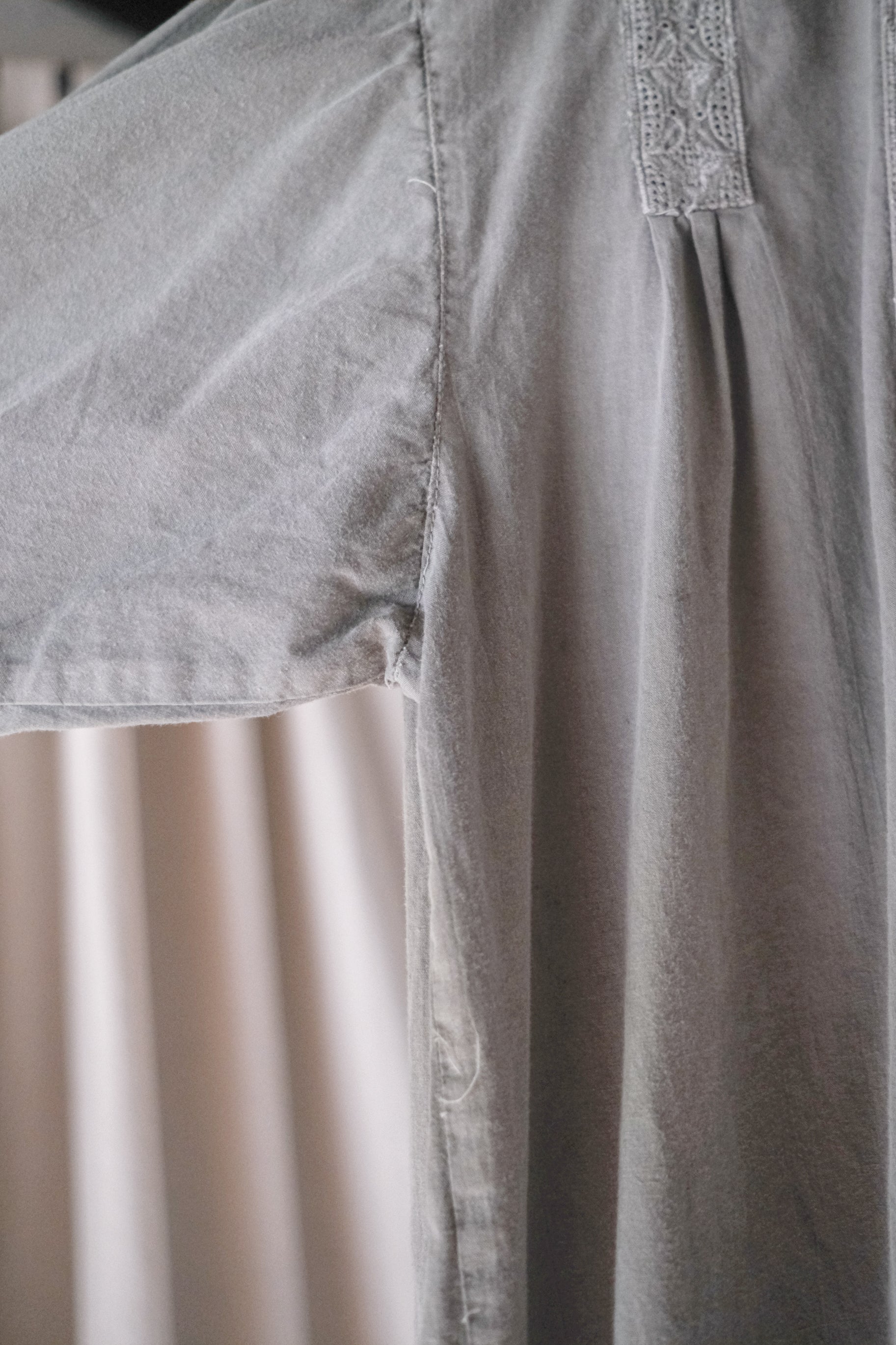 "Rework" 1930's Europe Dress Shirt Over Dyed