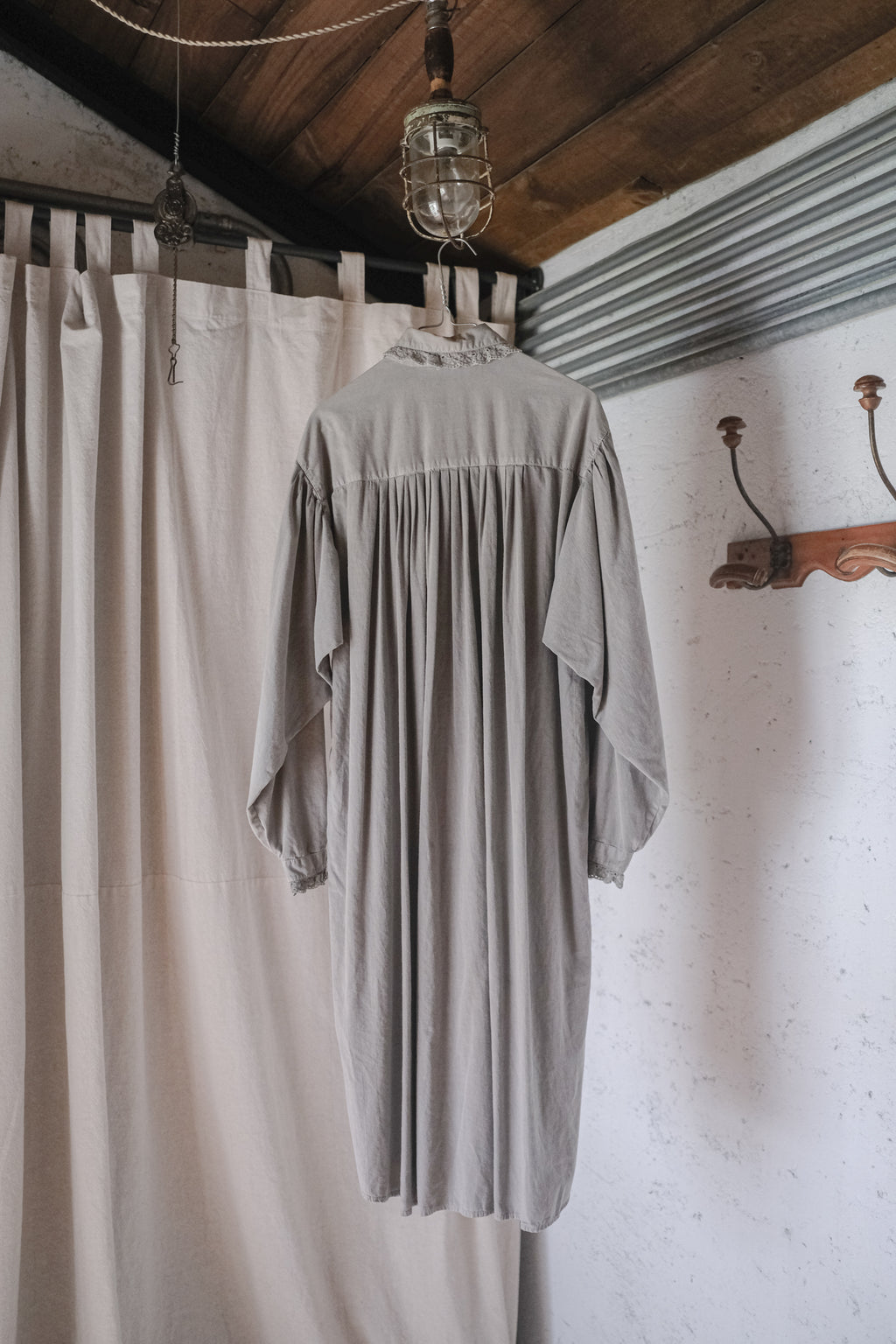 "Rework" 1930's Europe Dress Shirt Over Dyed