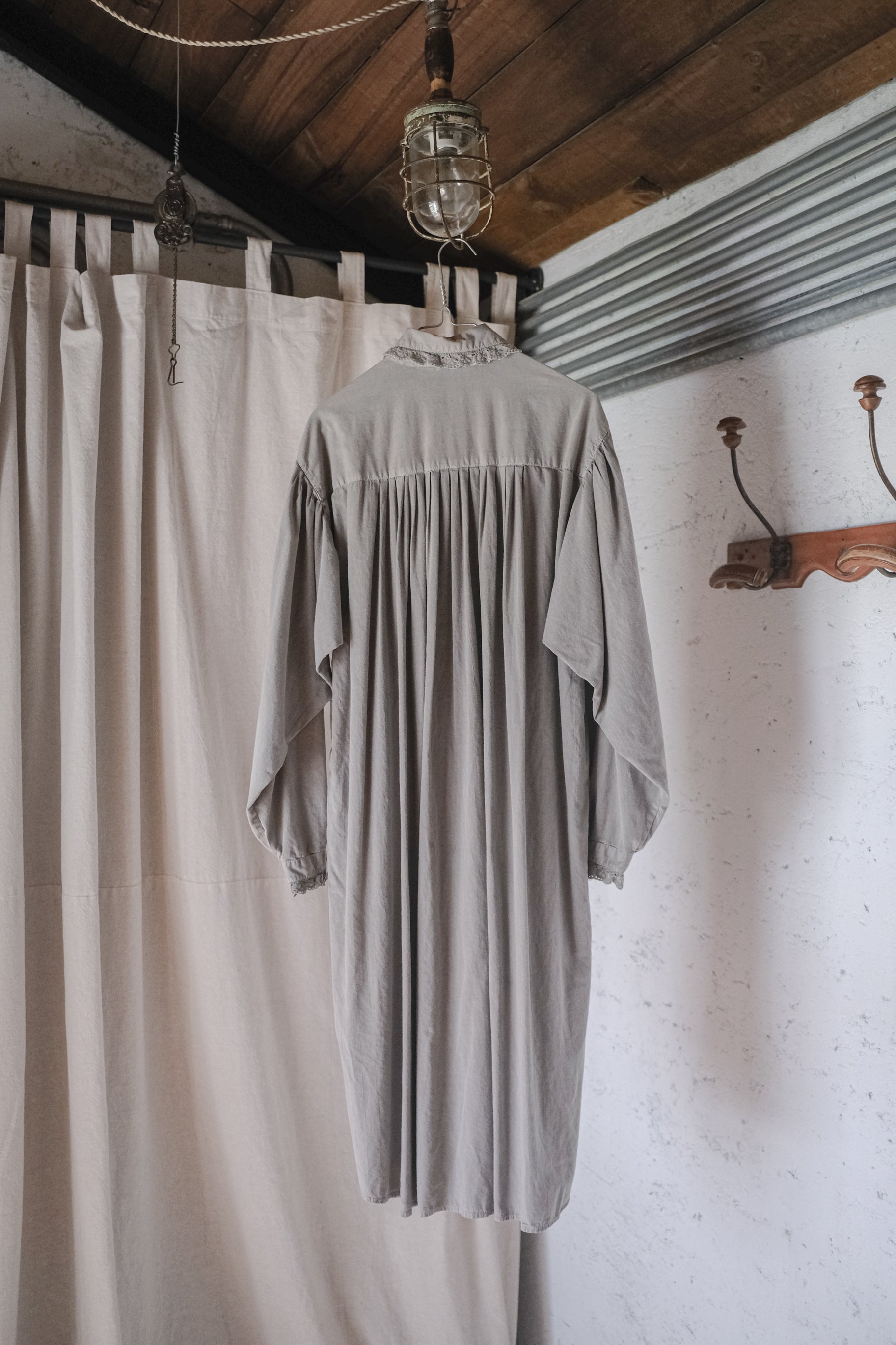 "Rework" 1930's Europe Dress Shirt Over Dyed