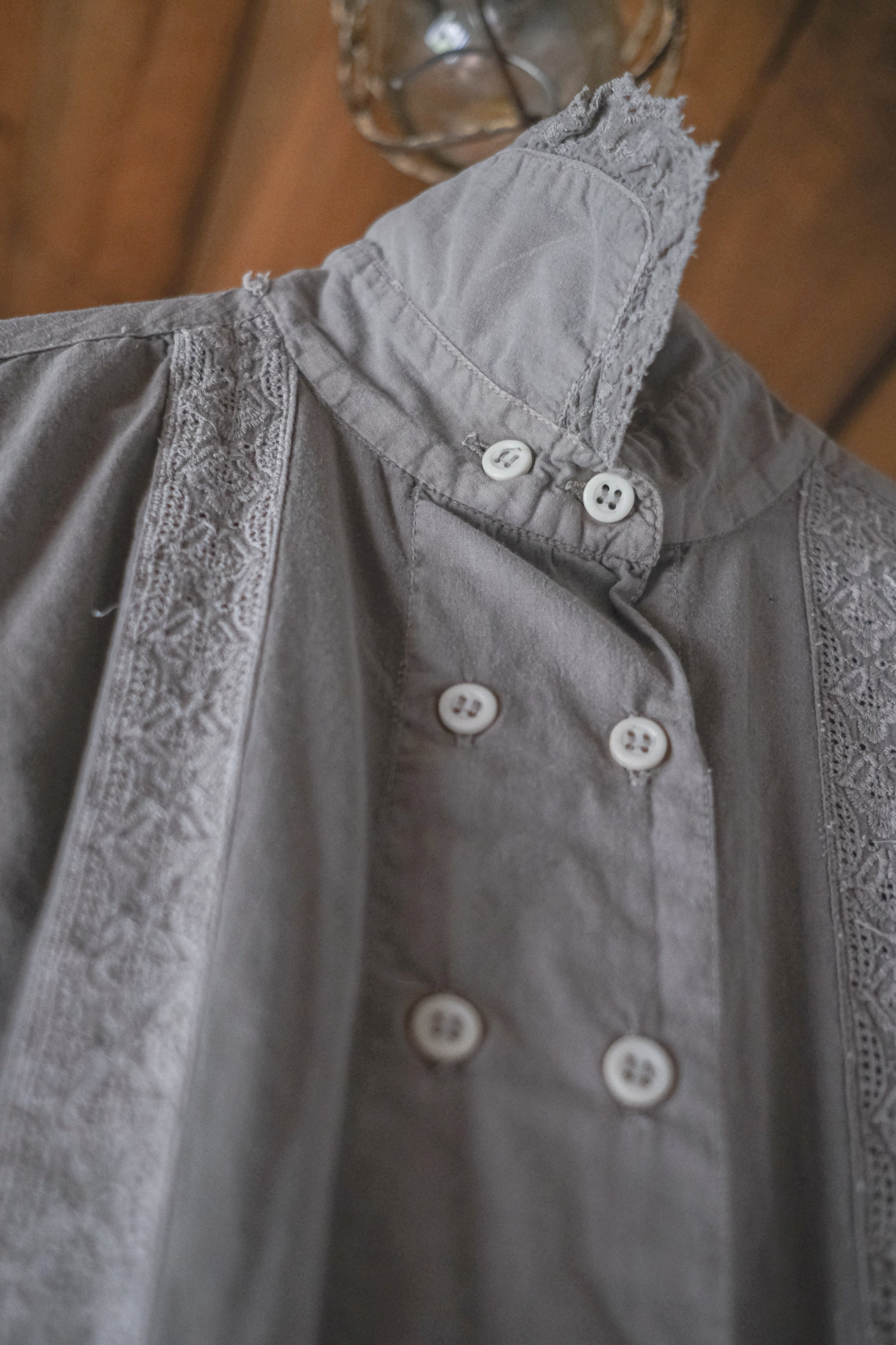 "Rework" 1930's Europe Dress Shirt Over Dyed