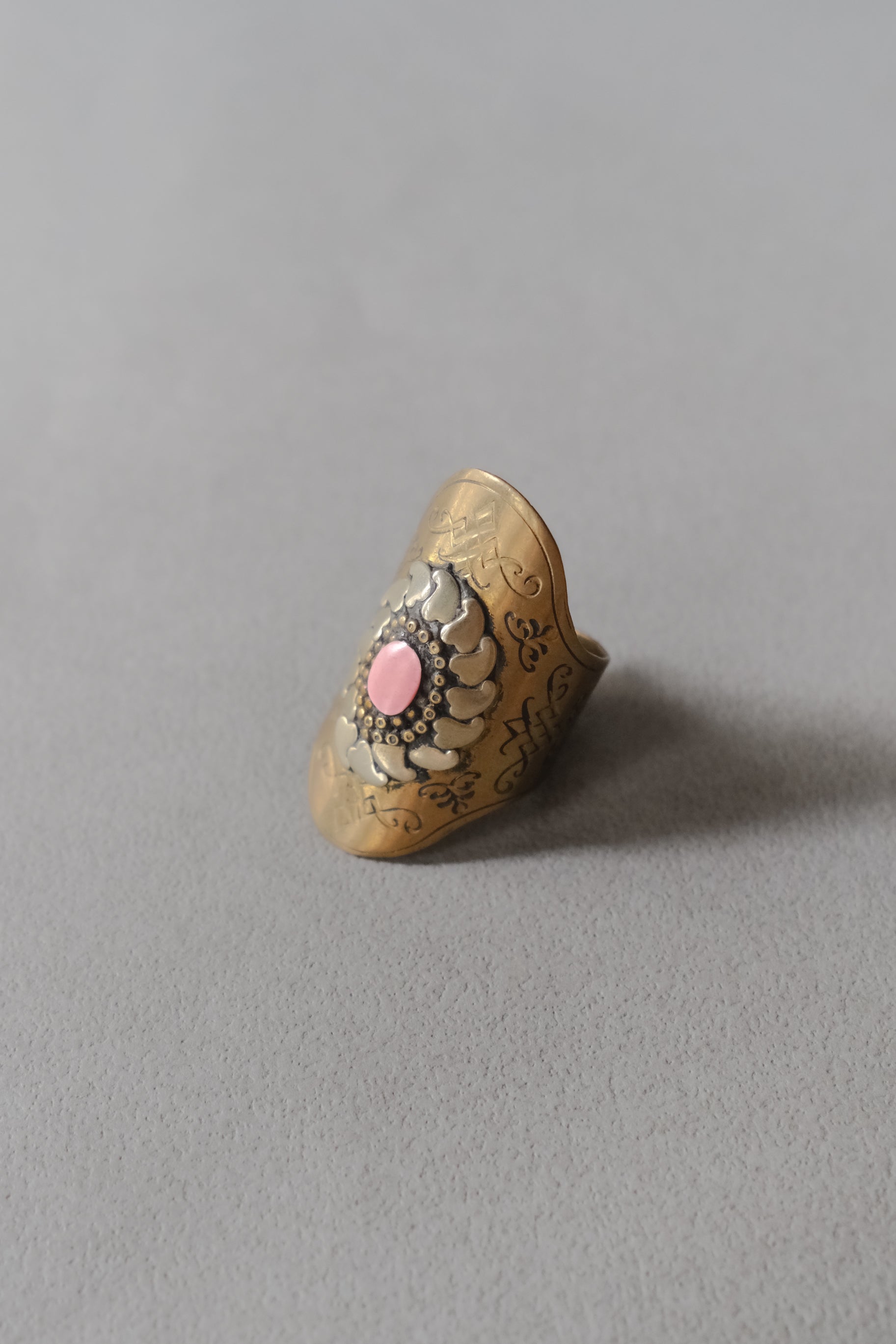 Ethnic Kuchi Brass Ring _ I