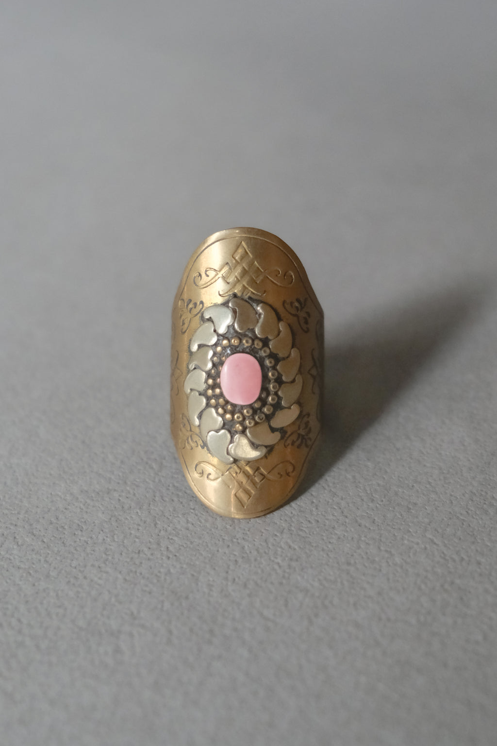 Ethnic Kuchi Brass Ring _ I