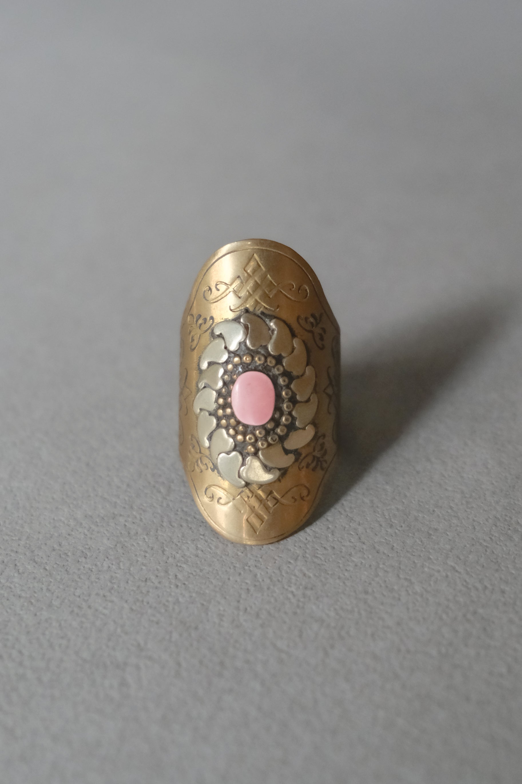 Ethnic Kuchi Brass Ring _ I
