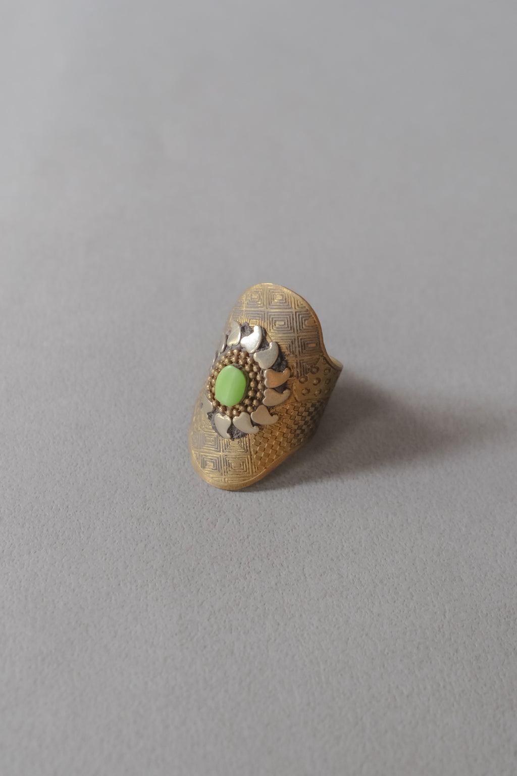Ethnic Kuchi Brass Ring _ III