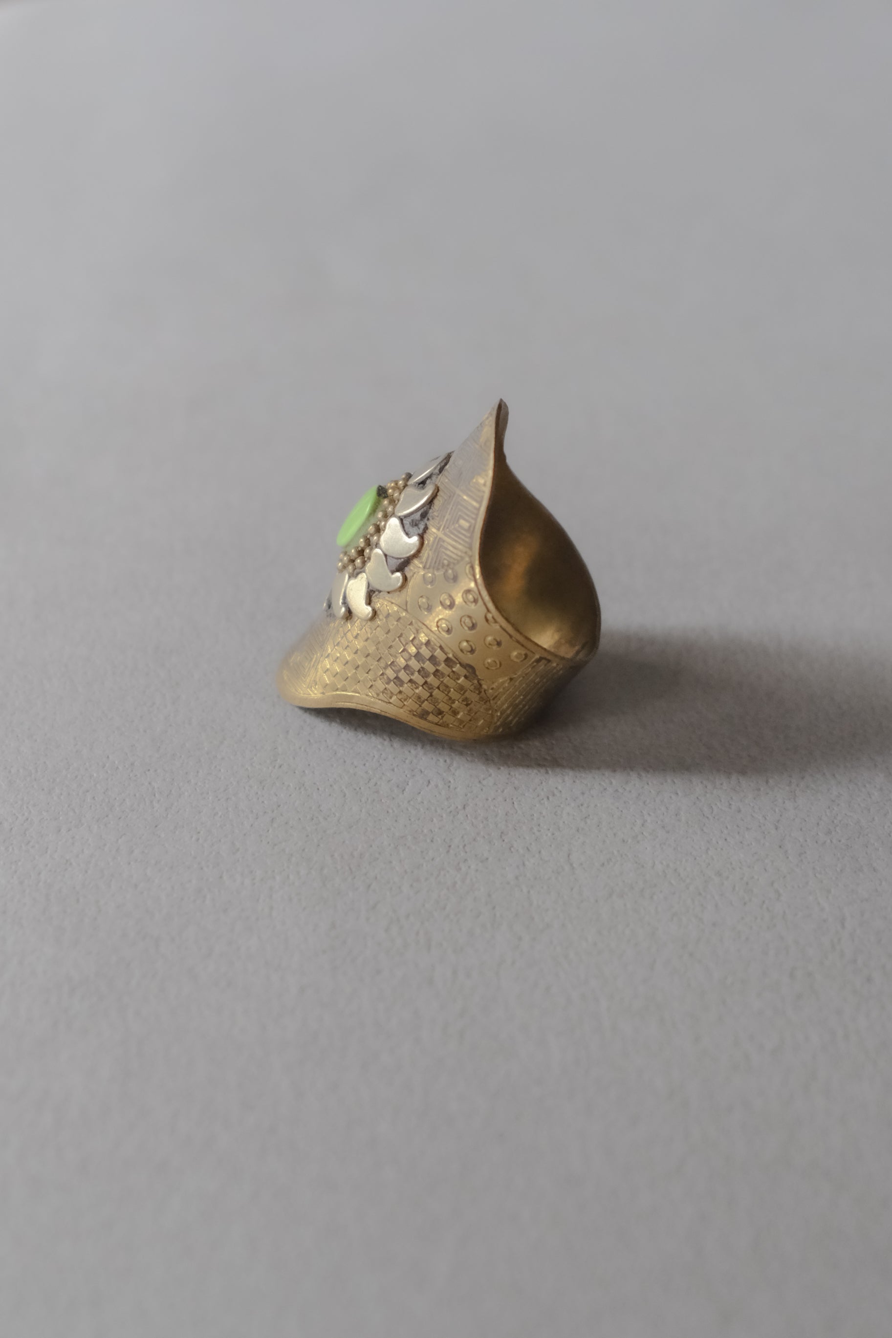 Ethnic Kuchi Brass Ring _ III