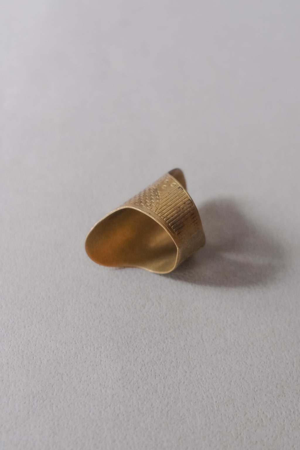 Ethnic Kuchi Brass Ring _ III