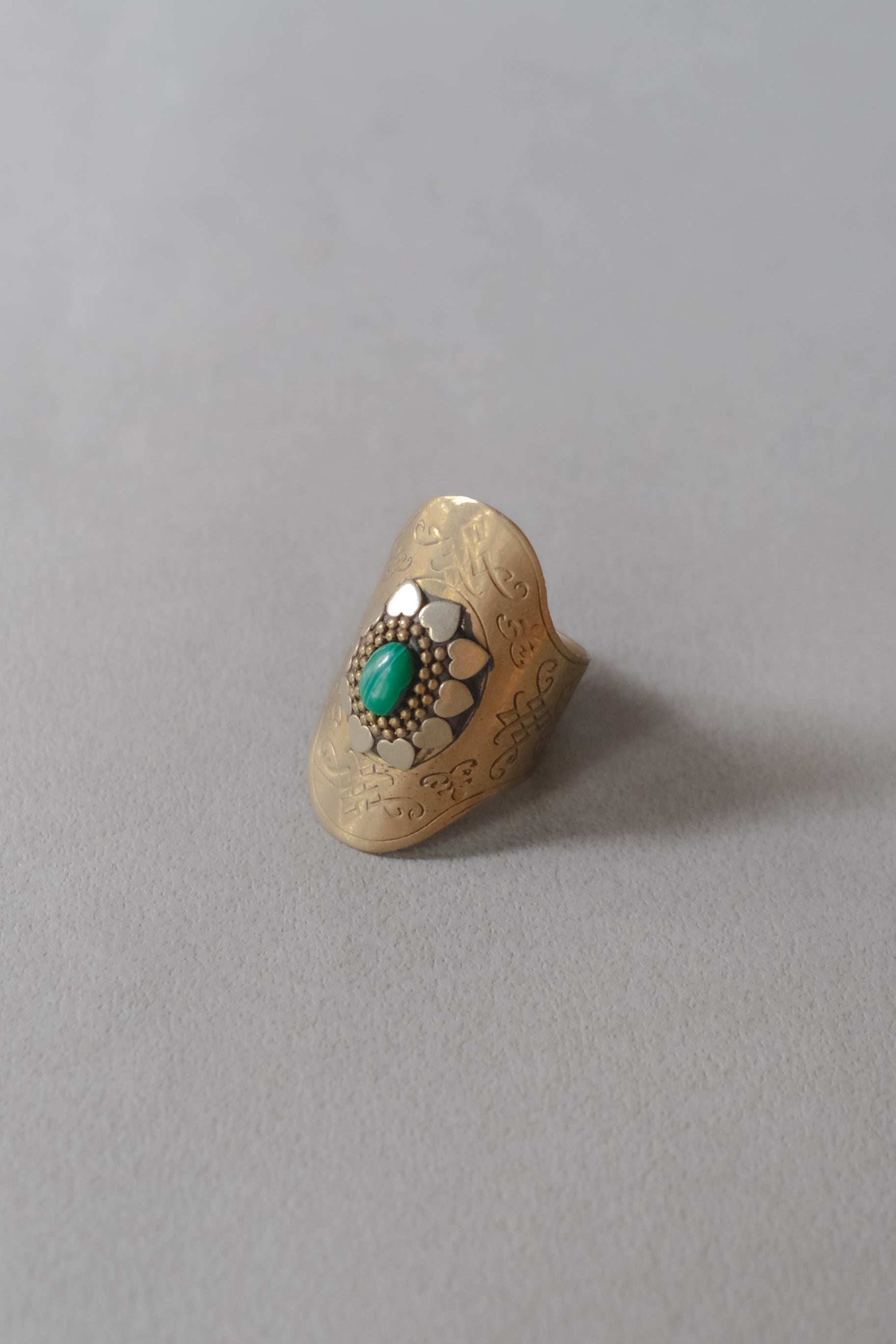 Ethnic Kuchi Brass Ring _ IV