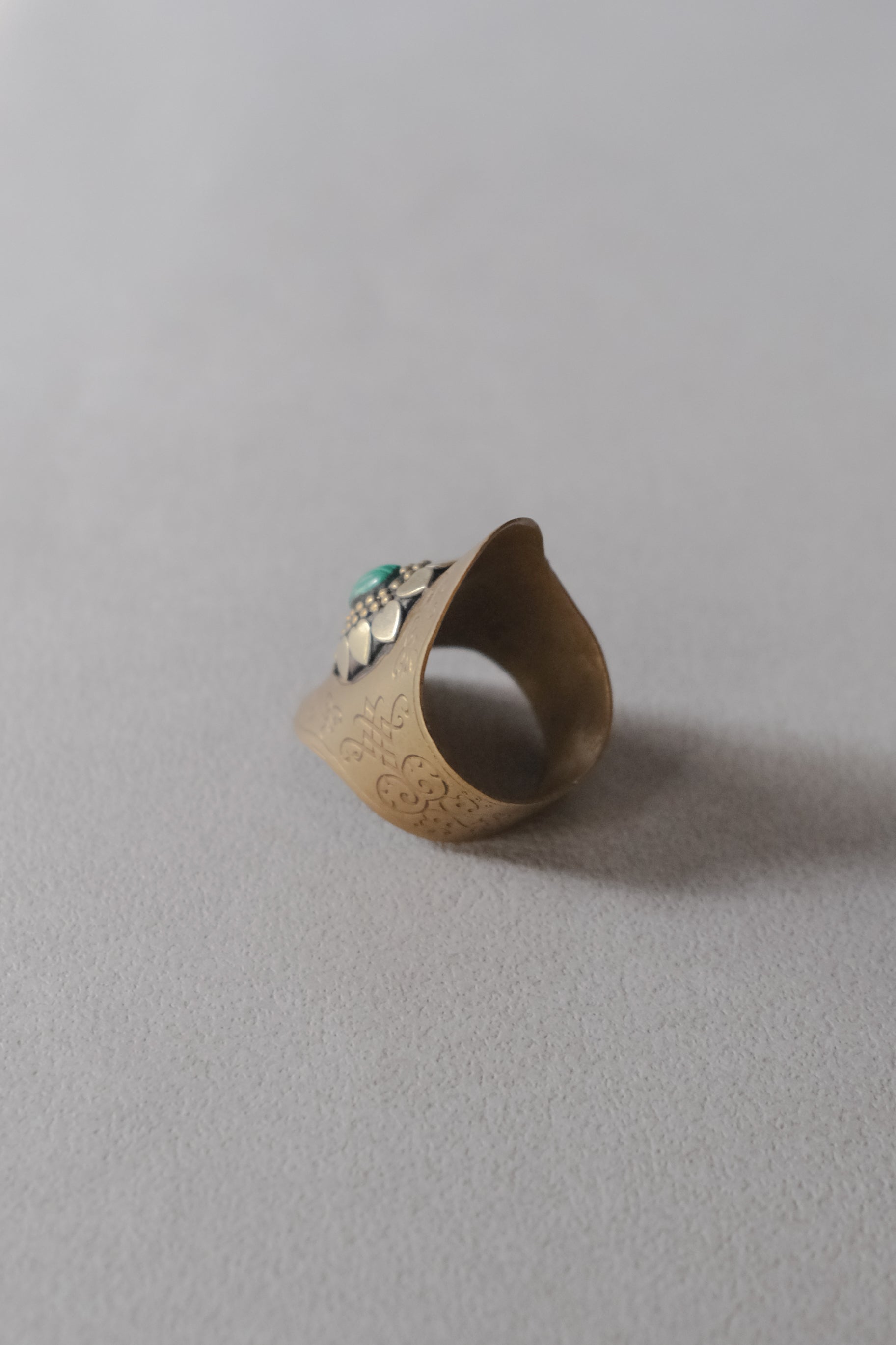 Ethnic Kuchi Brass Ring _ IV
